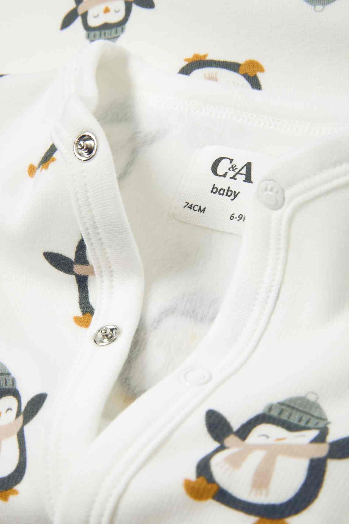 Penguin - baby sleepsuit