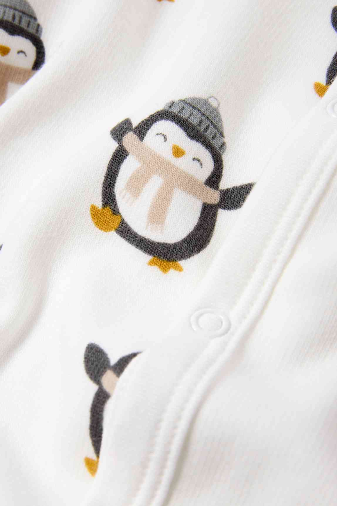 Penguin - baby sleepsuit