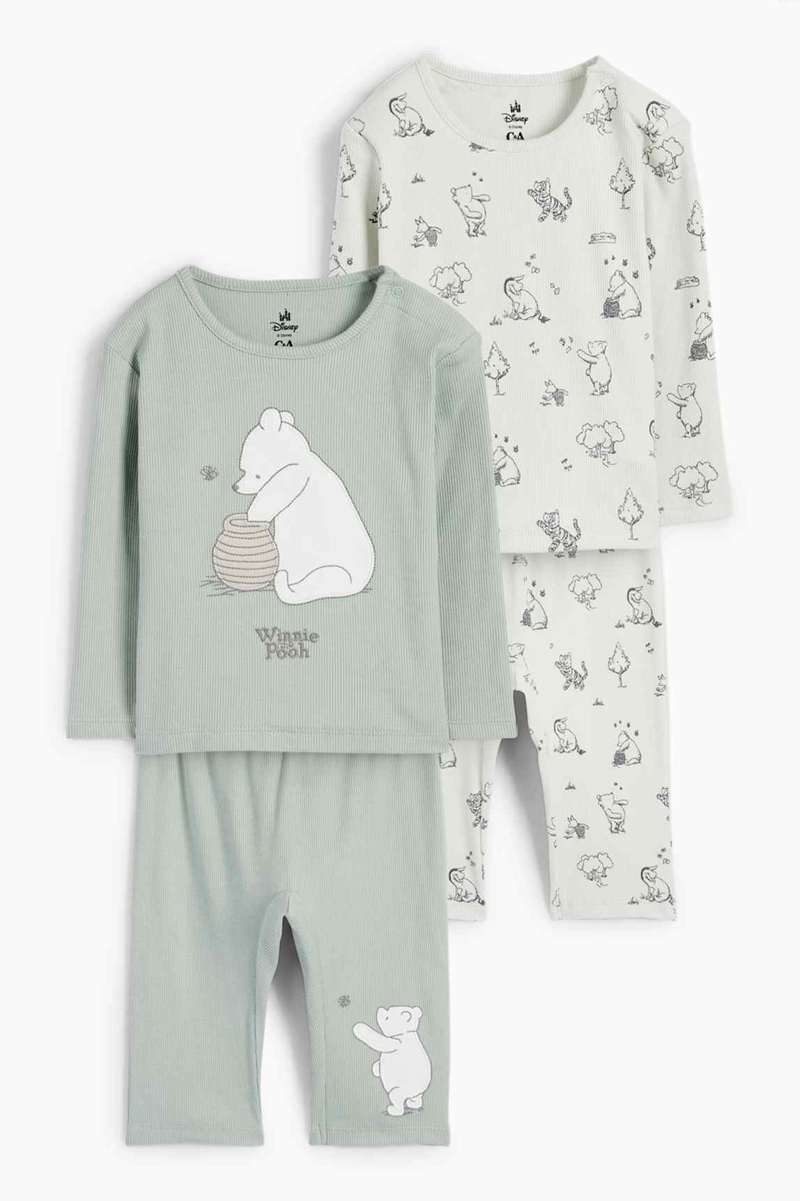 Multipack of 2 - Winnie the Pooh - baby pyjamas - 4 piece