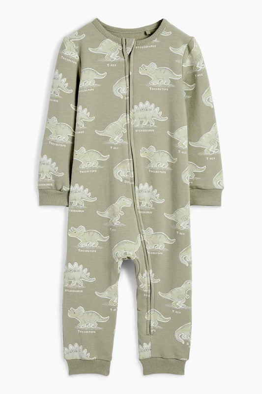 Dinosaur - baby sleepsuit