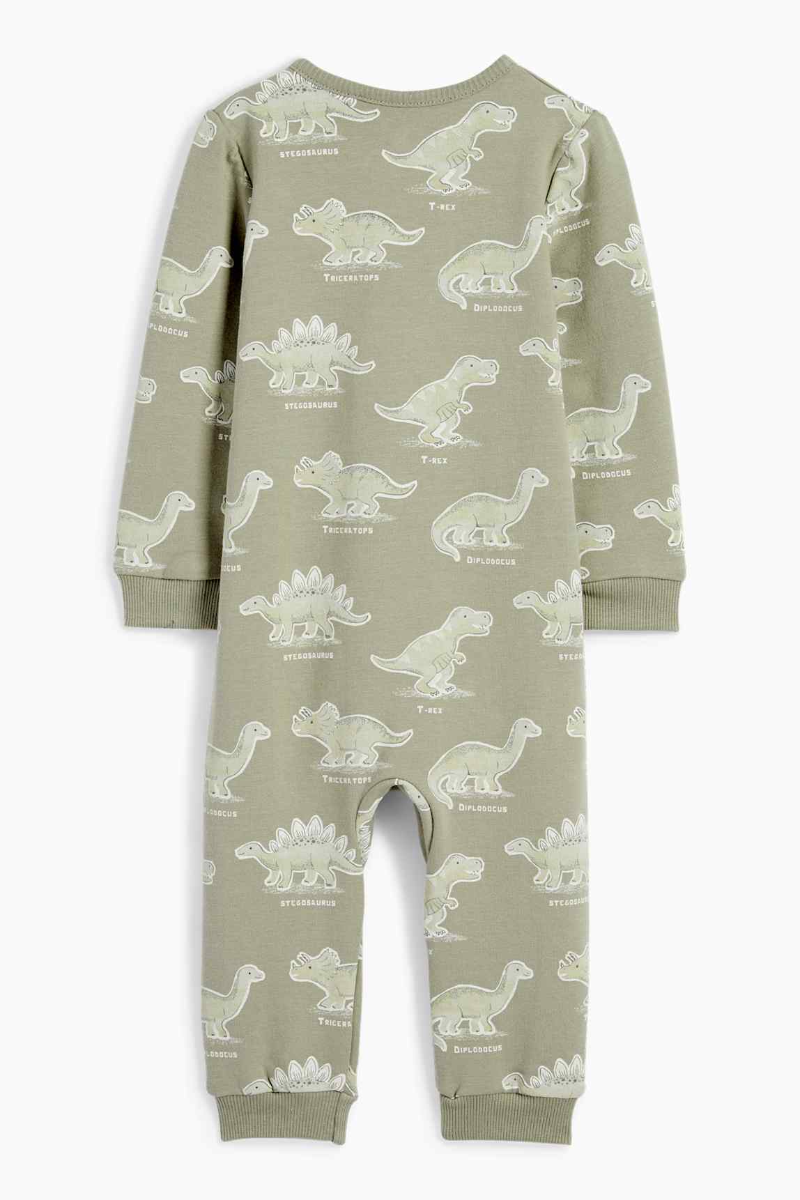 Dinosaur - baby sleepsuit