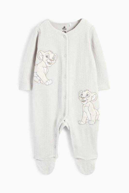 The Lion King - baby sleepsuit - textured