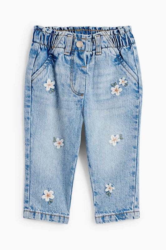 Floral - baby jeans