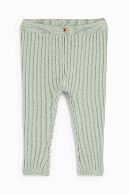 Baby leggings - ribbed