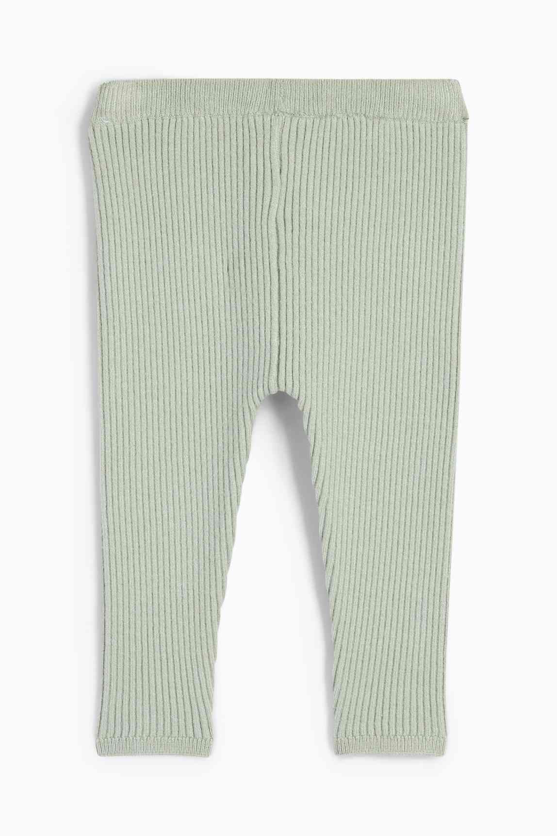 Baby leggings - ribbed