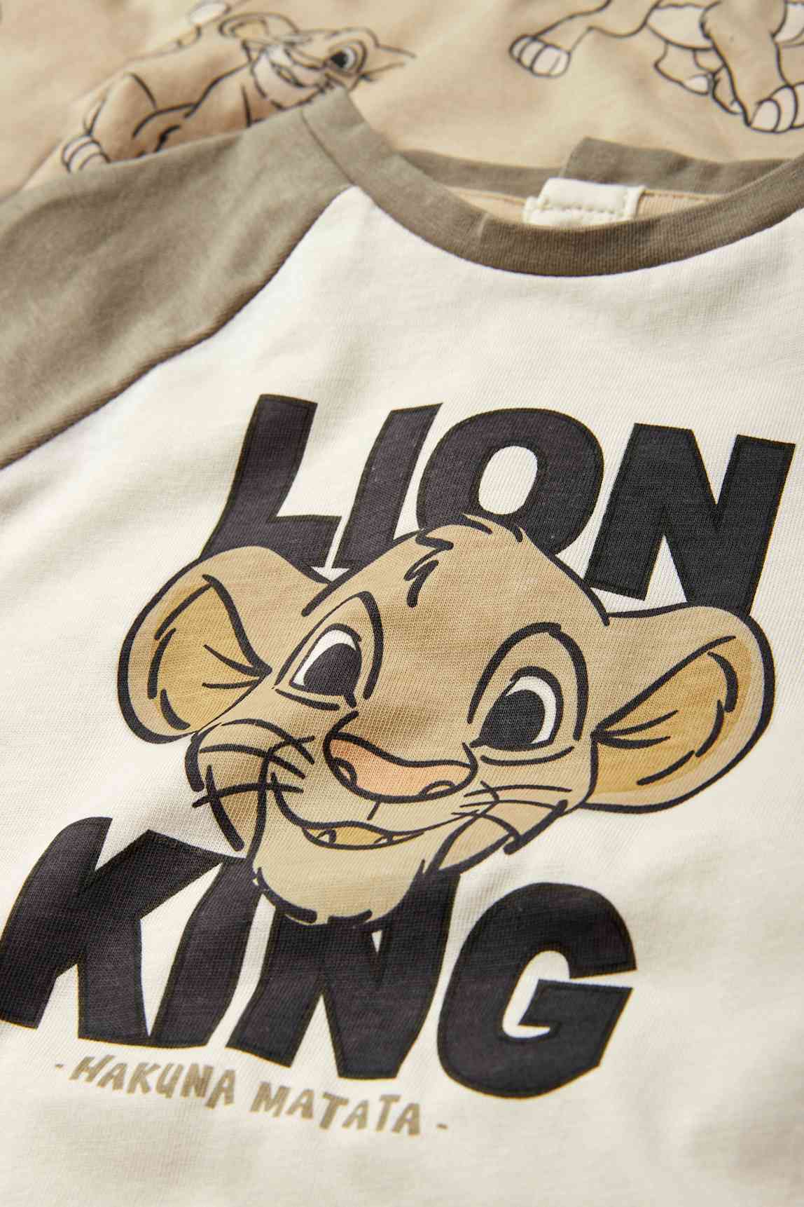 Multipack of 2 - The Lion King - baby long sleeve top