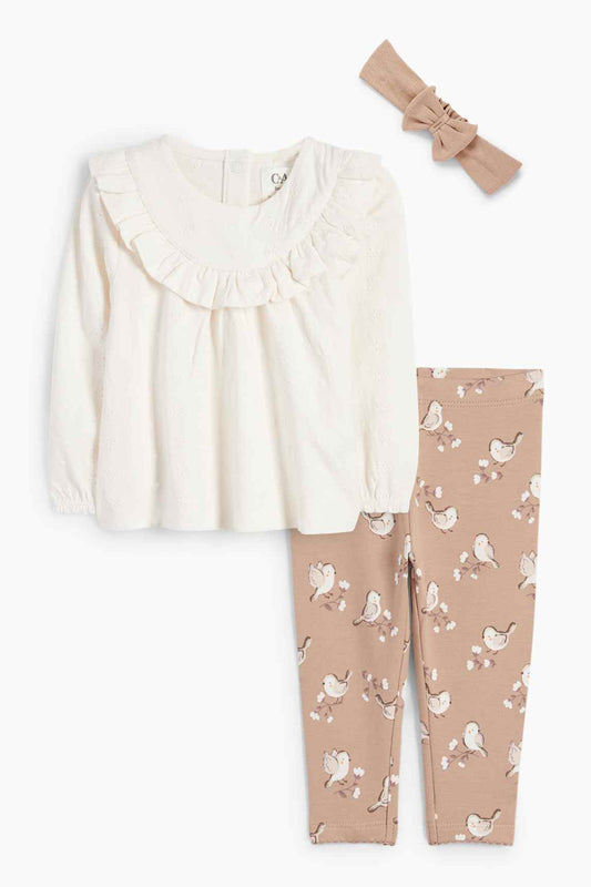 Little bird - baby outfit - 3 piece