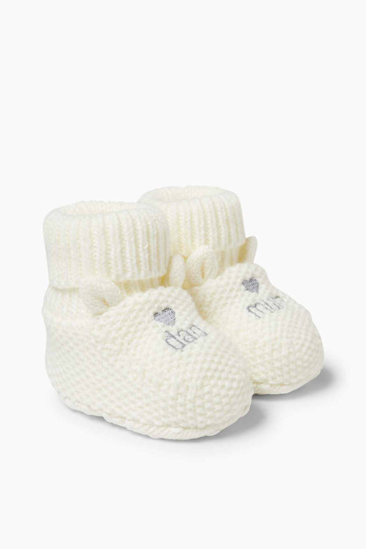 Mum and Dad - baby booties