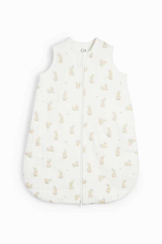 Bunny rabbit - baby sleeping bag - 0-6 months