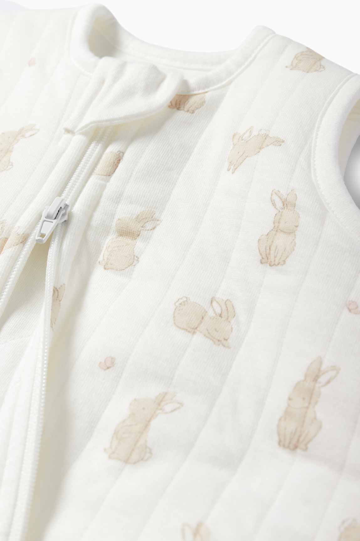 Bunny rabbit - baby sleeping bag - 0-6 months