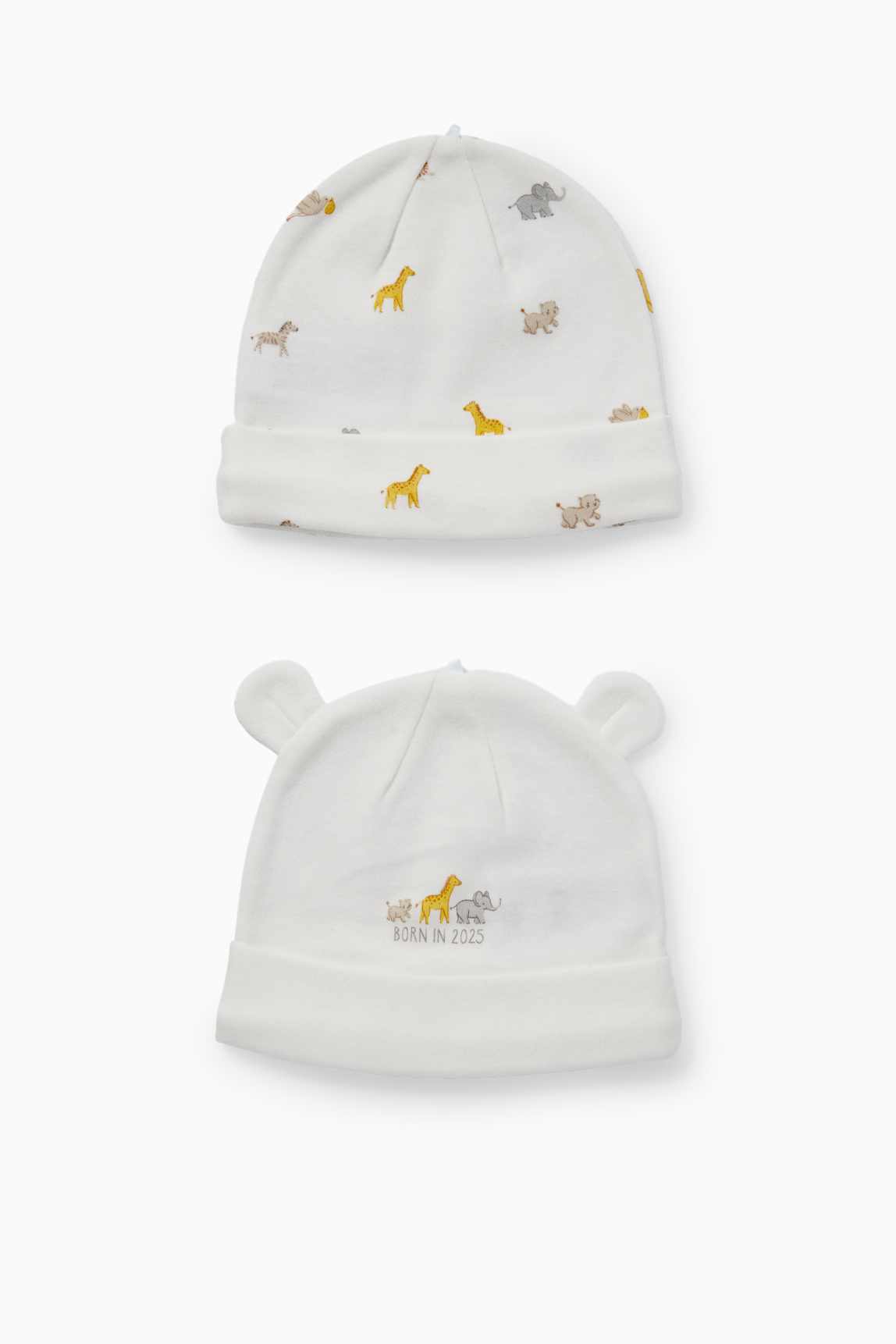 Multipack of 2 - wild animals - baby beanie