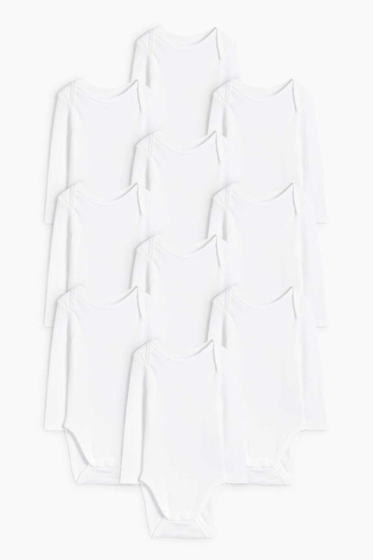 Multipack of 10 - baby bodysuit