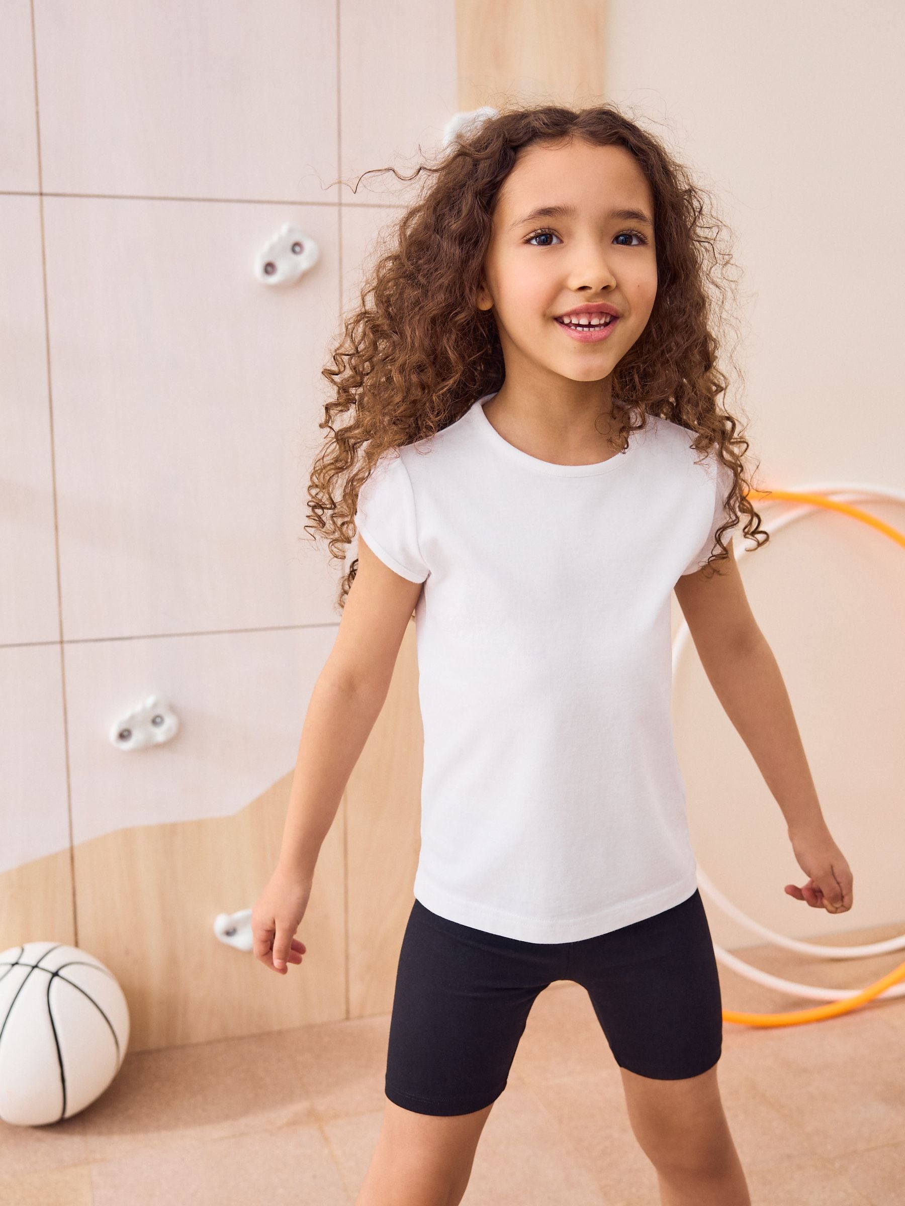 White 2 Pack Puff Sleeve T-Shirts (3-16yrs)