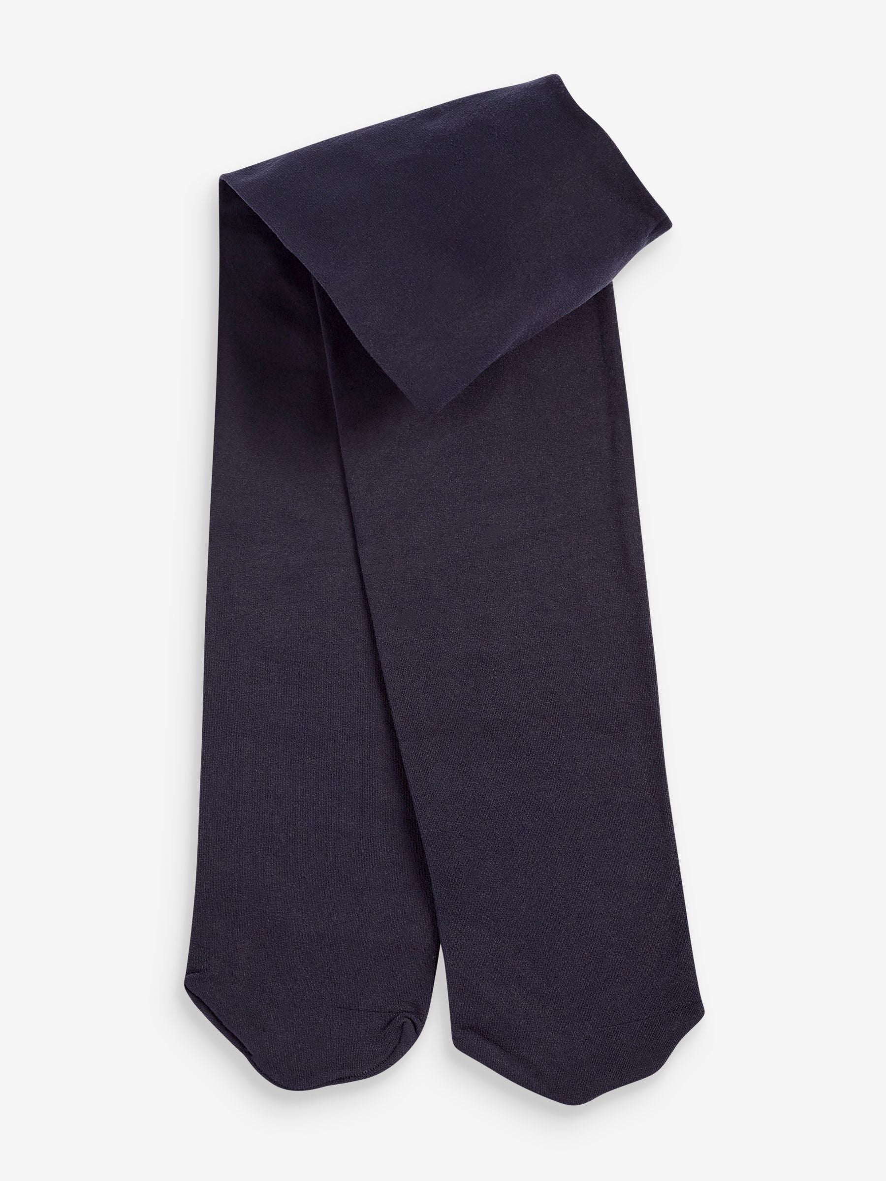 Navy Regular Length 2 Pack 40 Denier School Tights