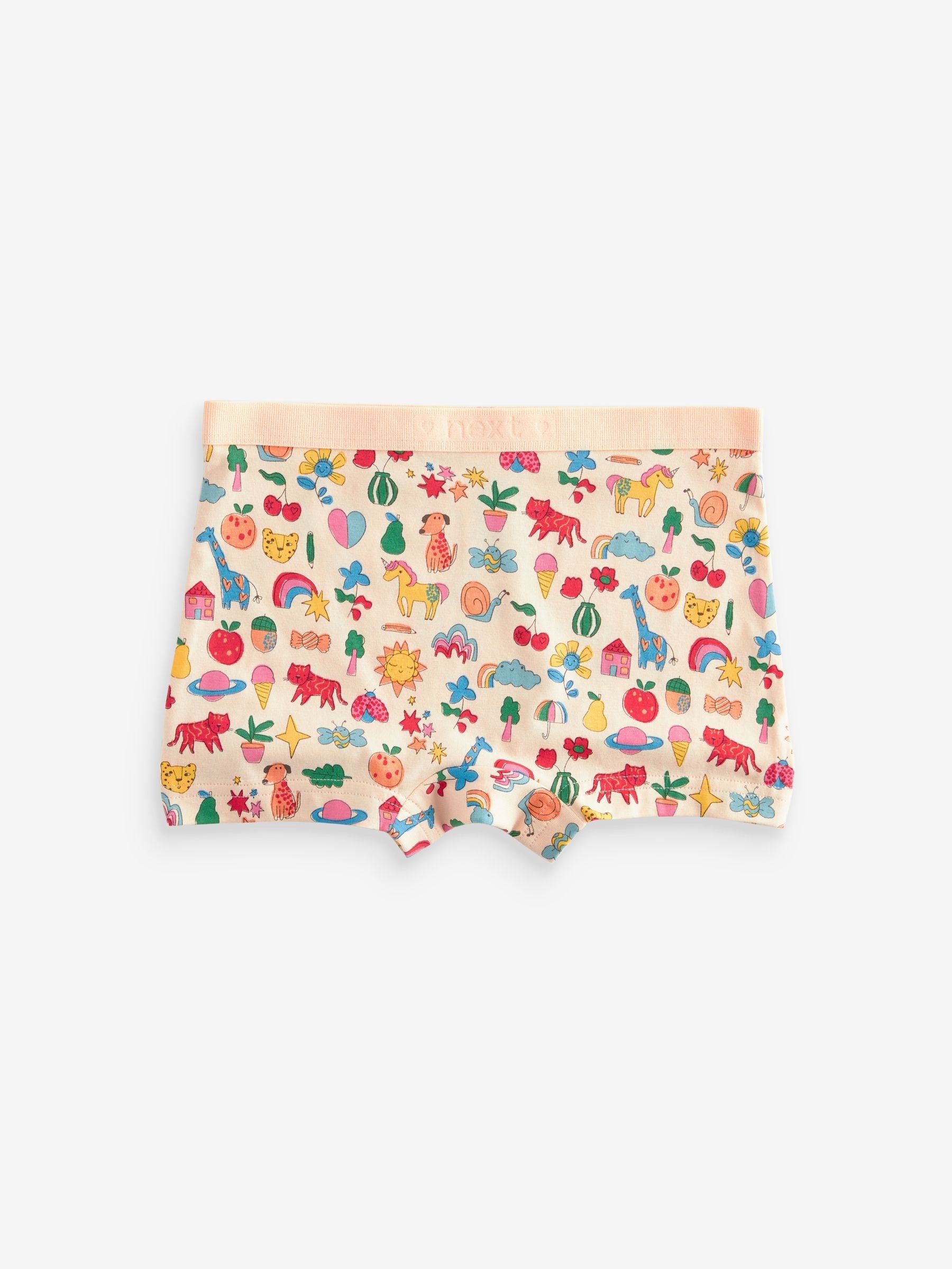 Pink/Blue Short Briefs 5 Pack (2-16yrs)