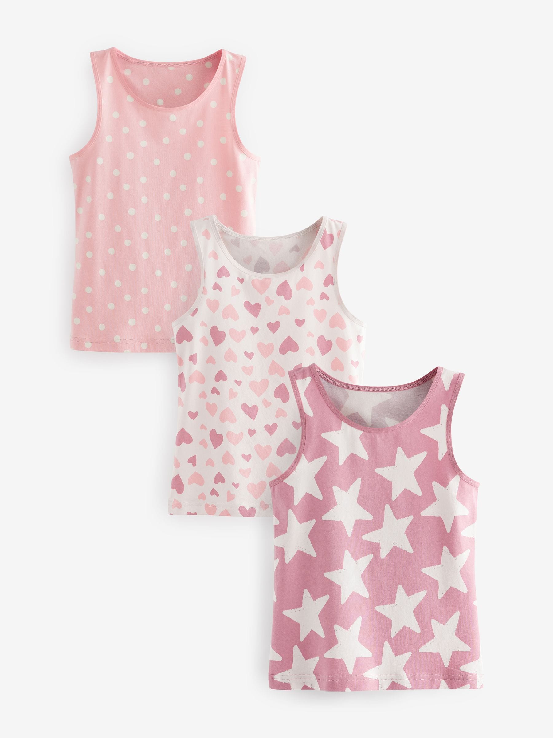 Pink Fairy Vests 3 Pack (1.5-16yrs)