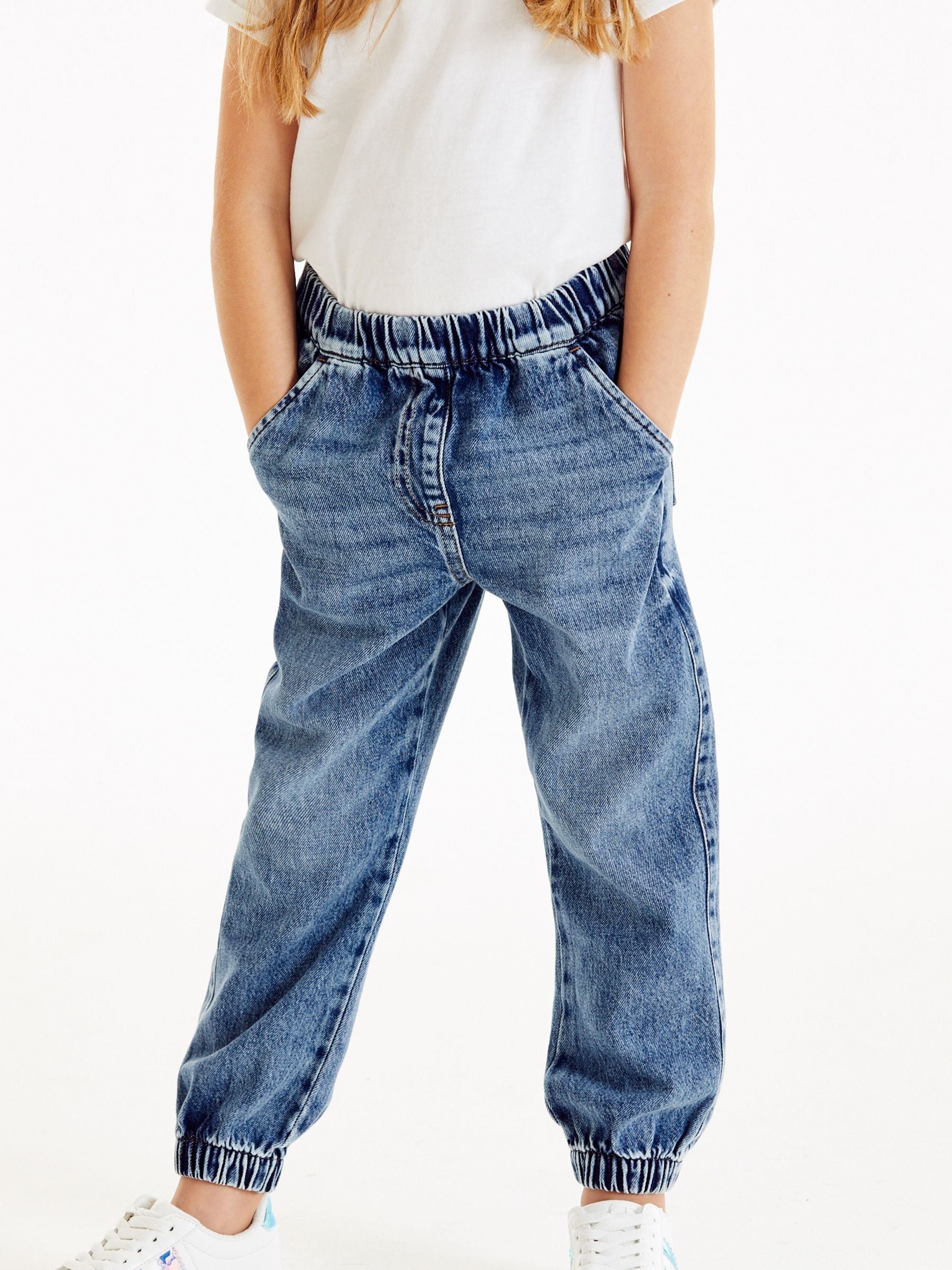 Blue Denim Joggers (3-16yrs)