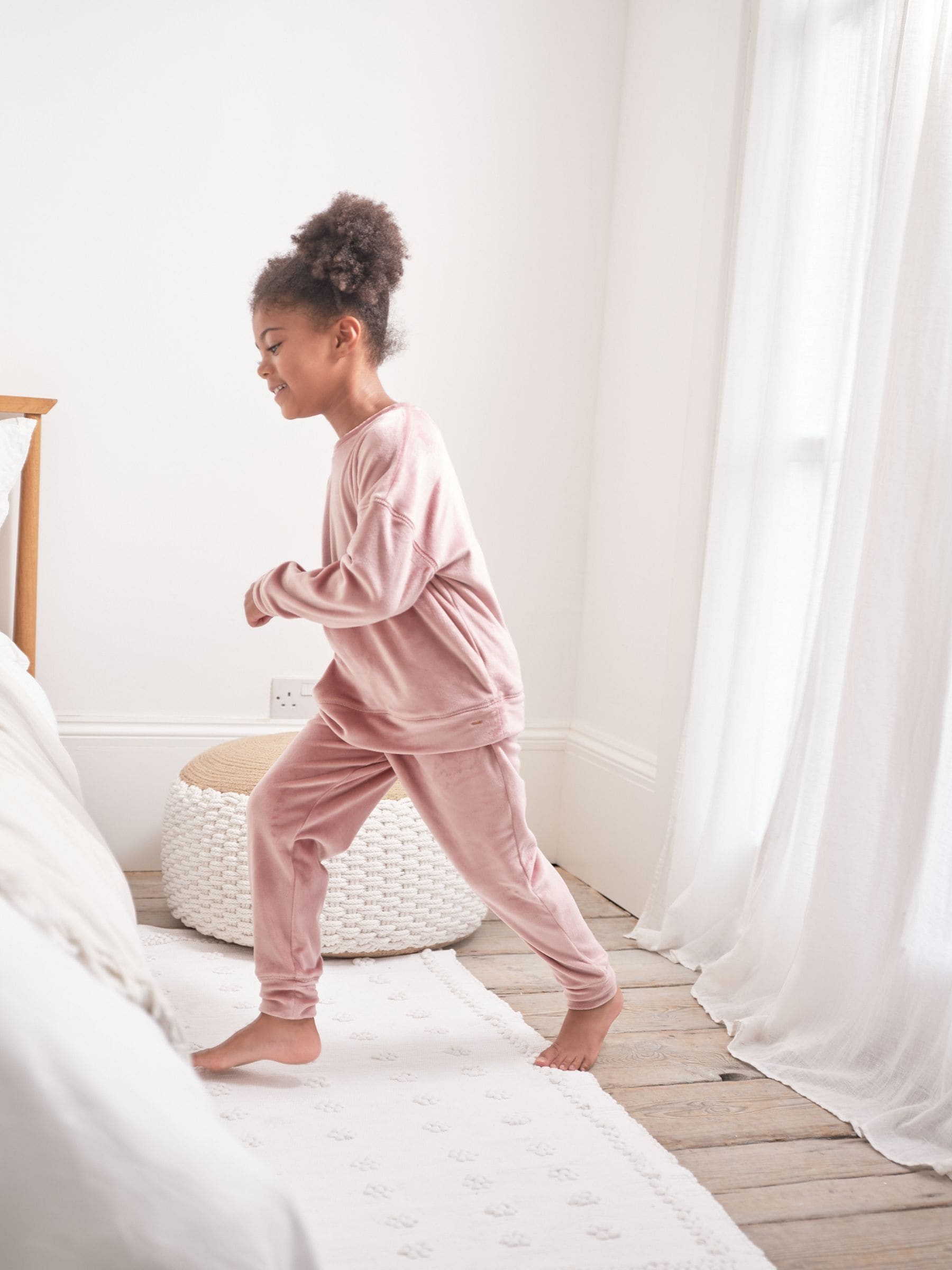 Pink Velour Lounge Set (3-16yrs)
