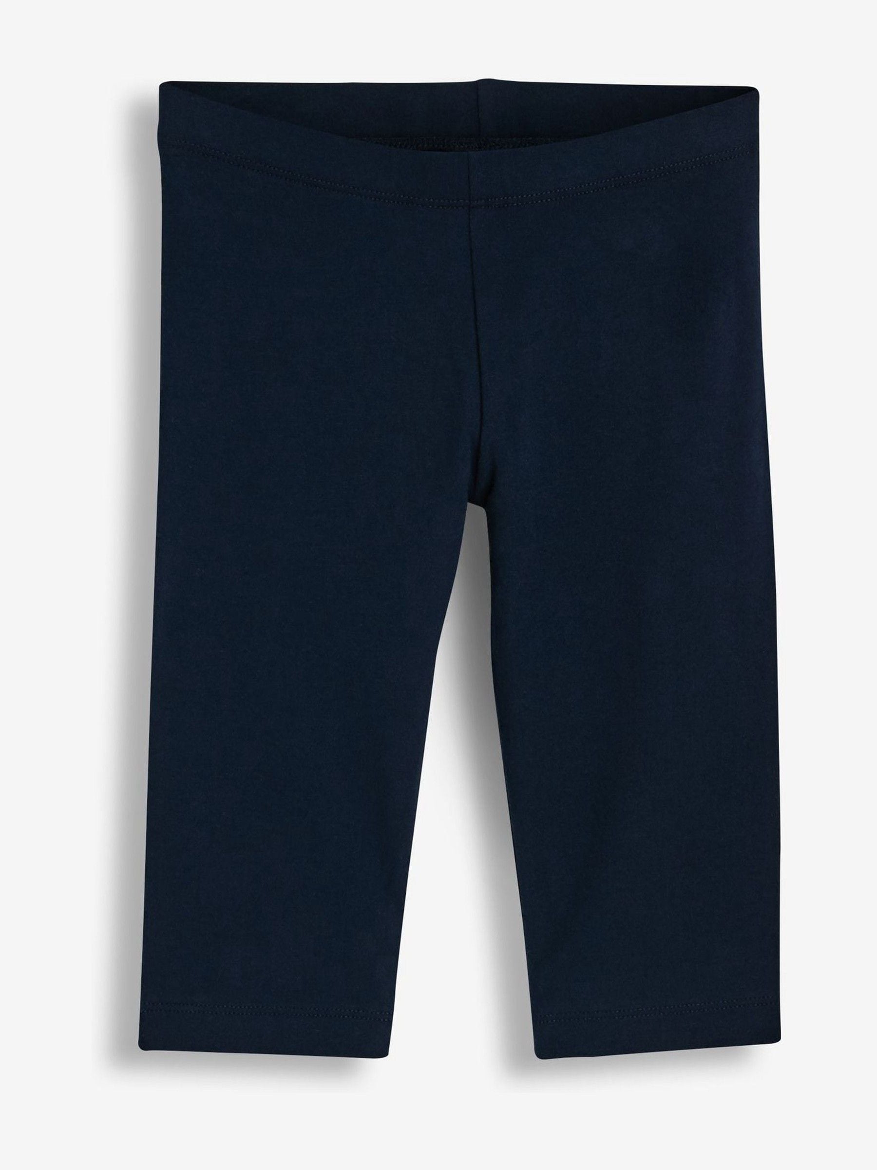 Navy Blue 3 Pack Cropped Leggings (3-16yrs)