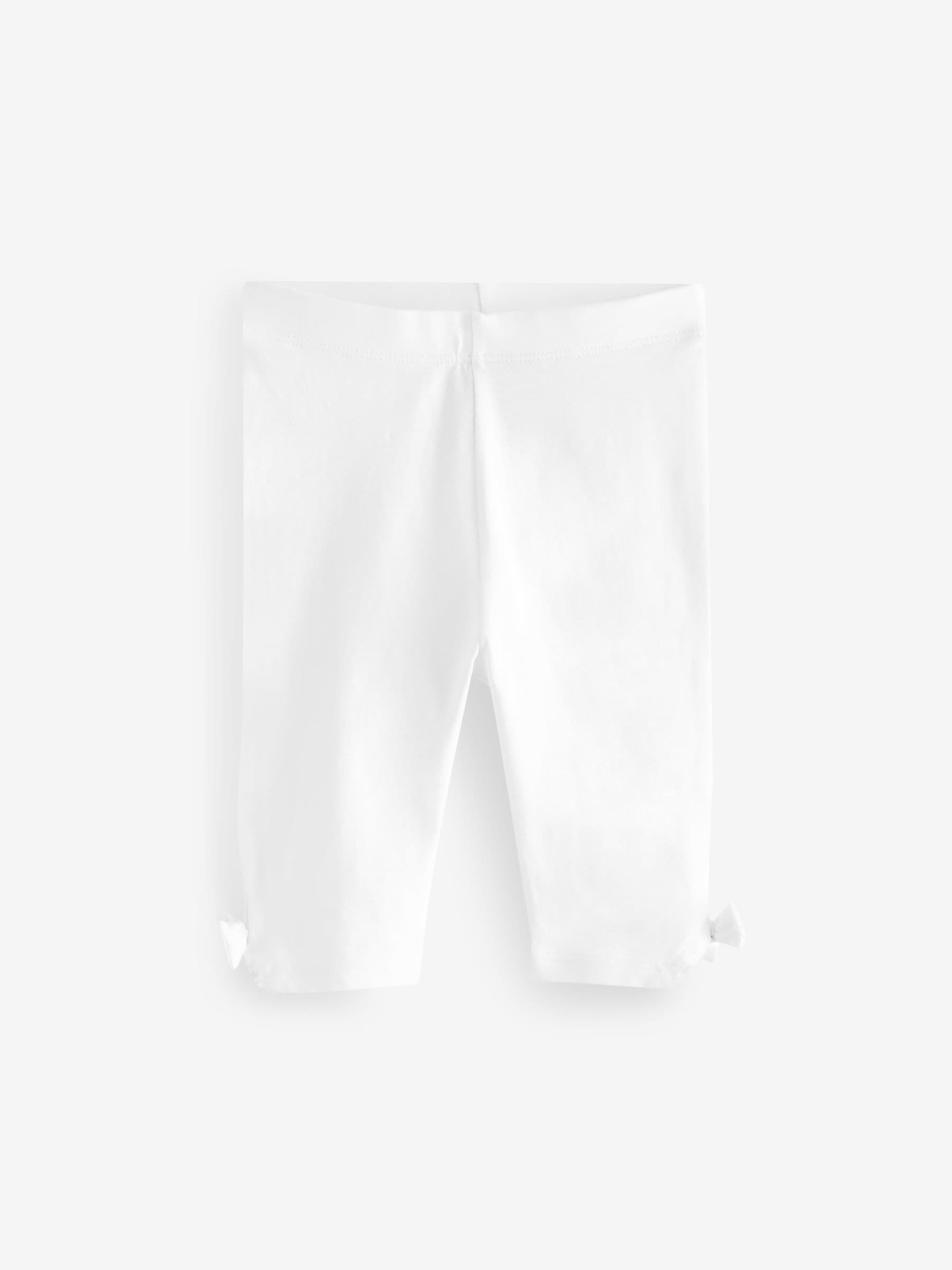 White Cropped Leggings (3mths-7yrs)