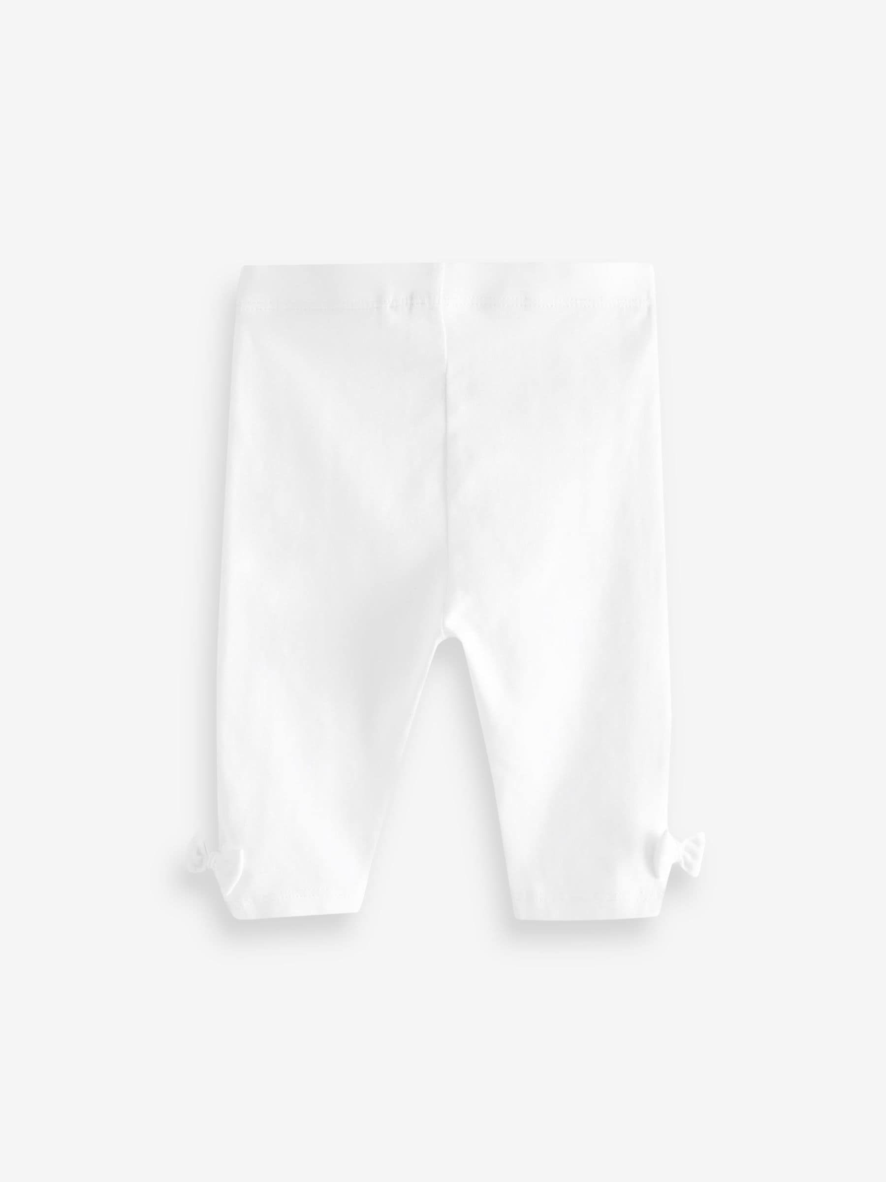White Cropped Leggings (3mths-7yrs)