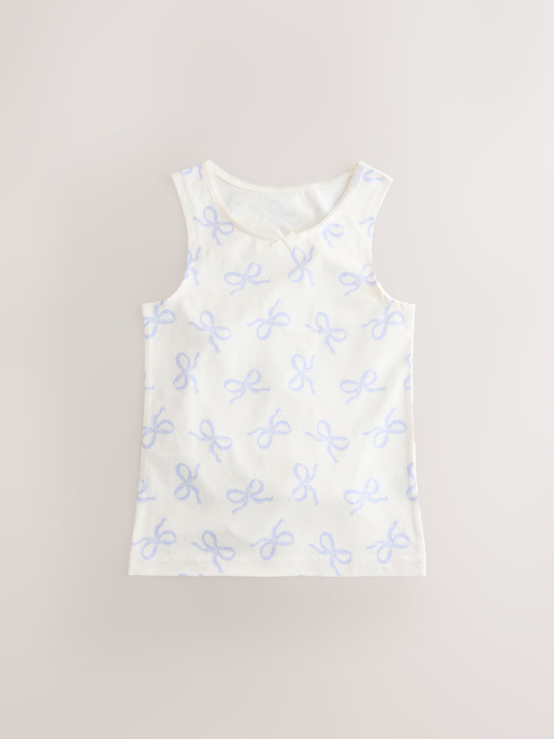 Blue Printed Vests 3 Pack (1.5-16yrs)
