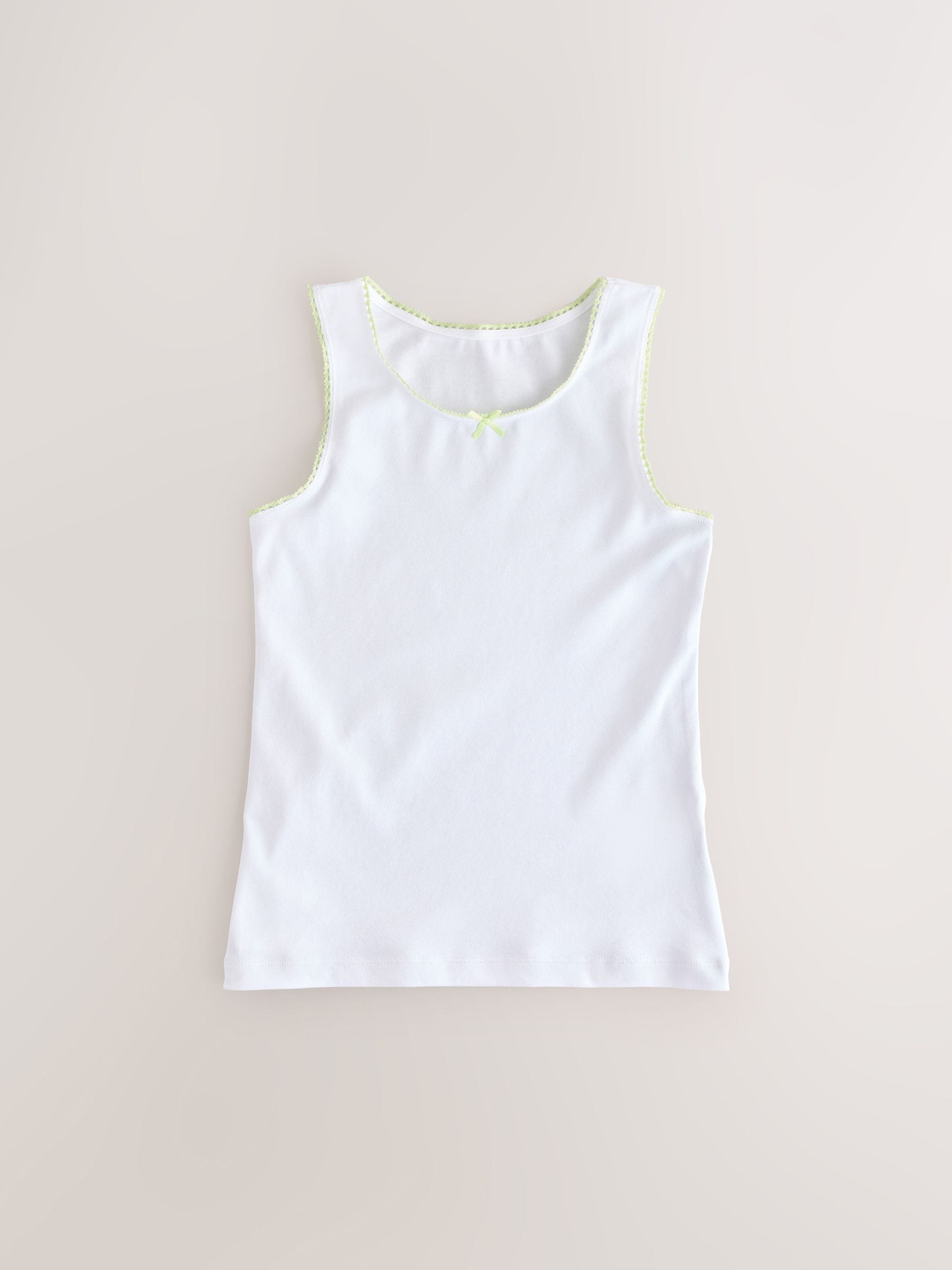 White Vests 5 Pack (1.5-16yrs)