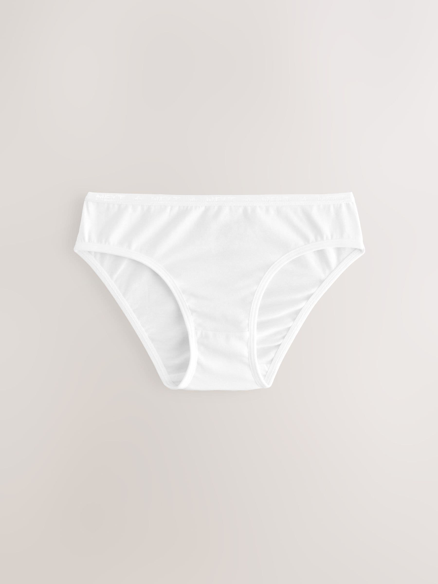 White Bikini Briefs 5 Pack (5-16yrs)