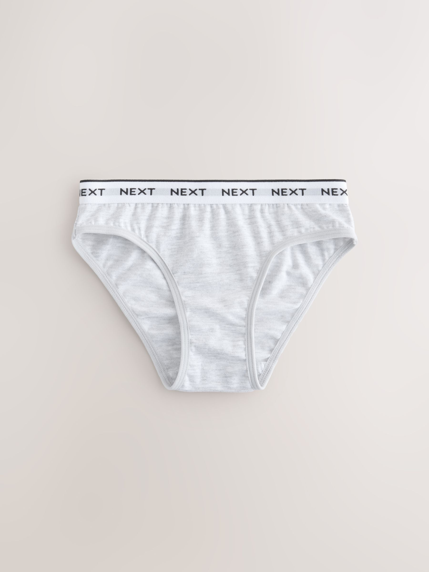 Black/White/Grey Bikini Briefs 7 Pack (5-16yrs)