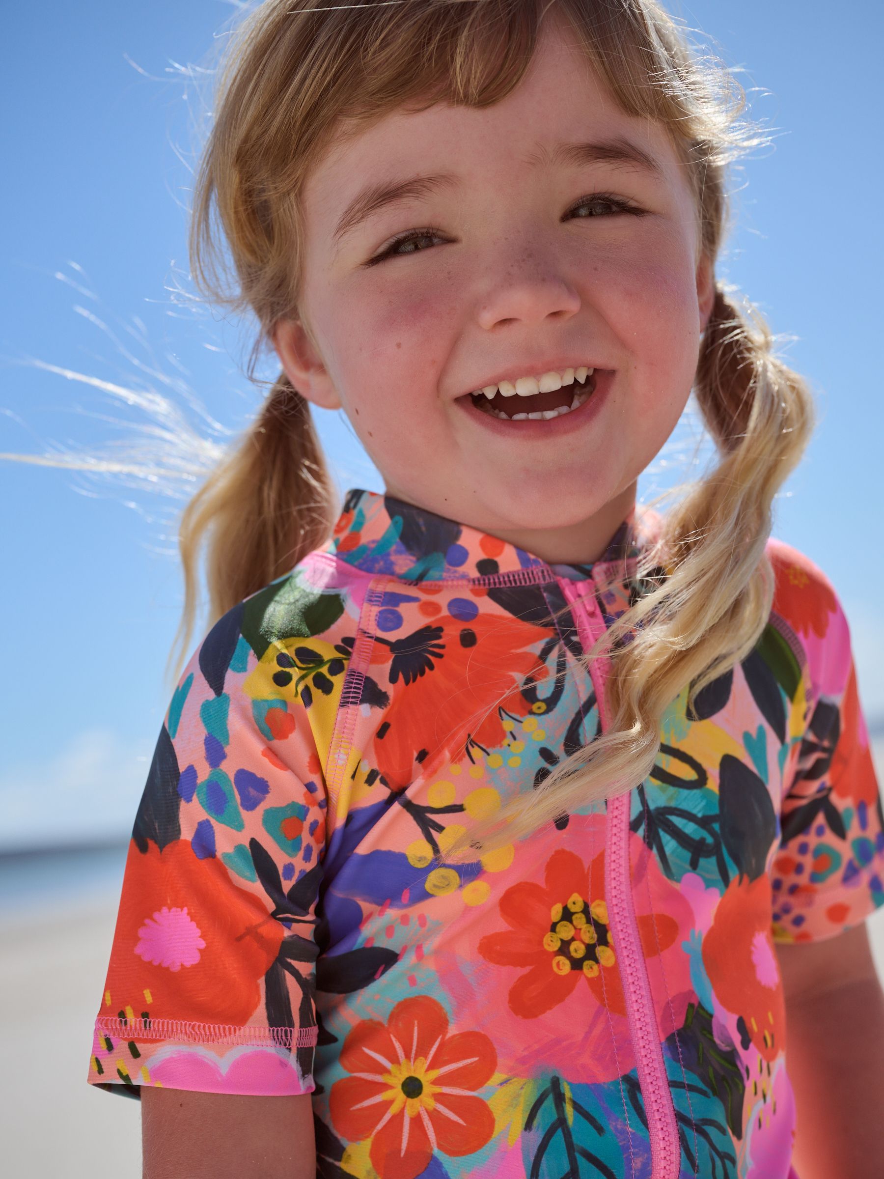 Multi Floral Sunsafe Swimsuit (3mths-10yrs)