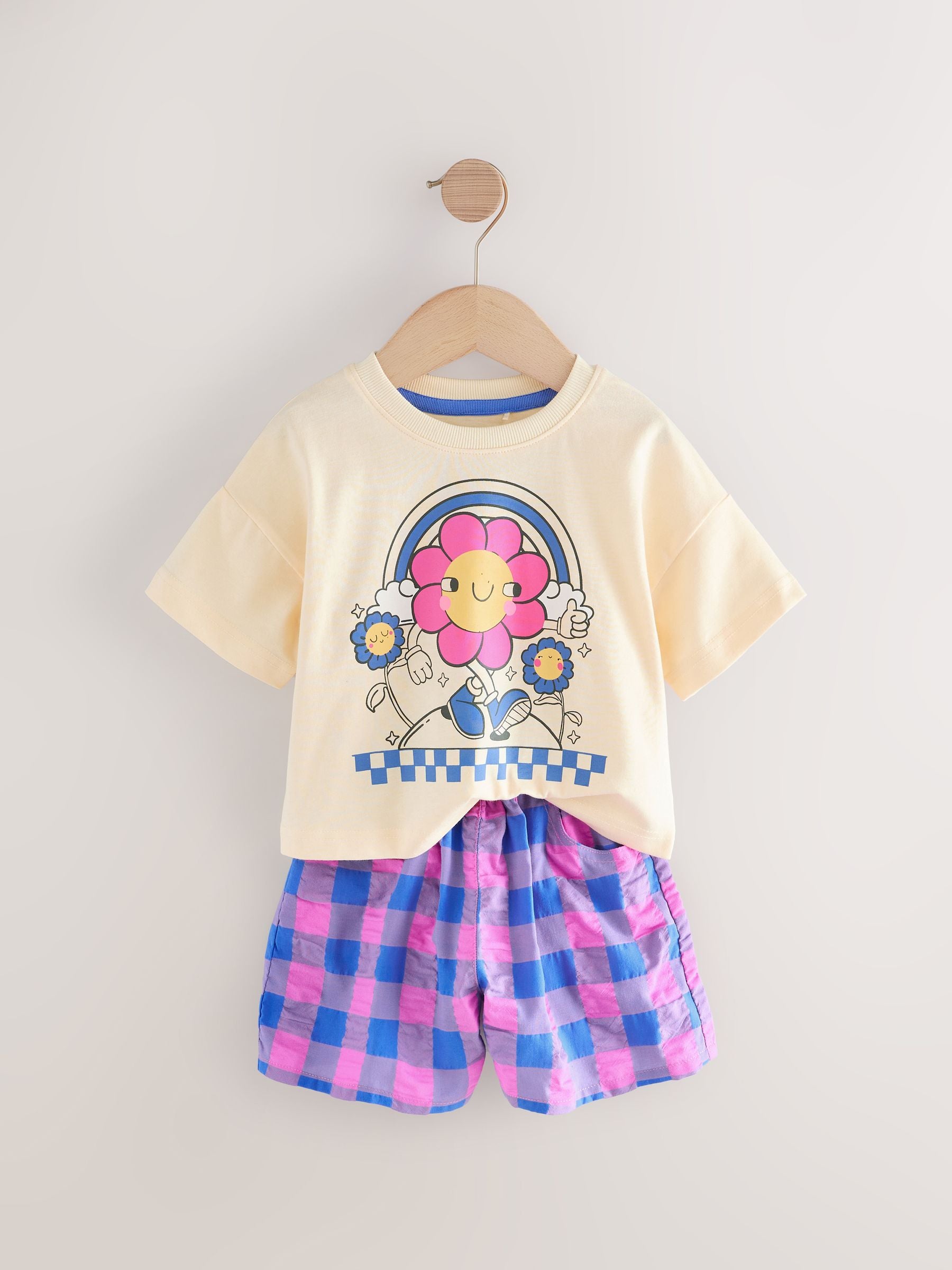 Purple T-Shirt and Short Set (3mths-7yrs)