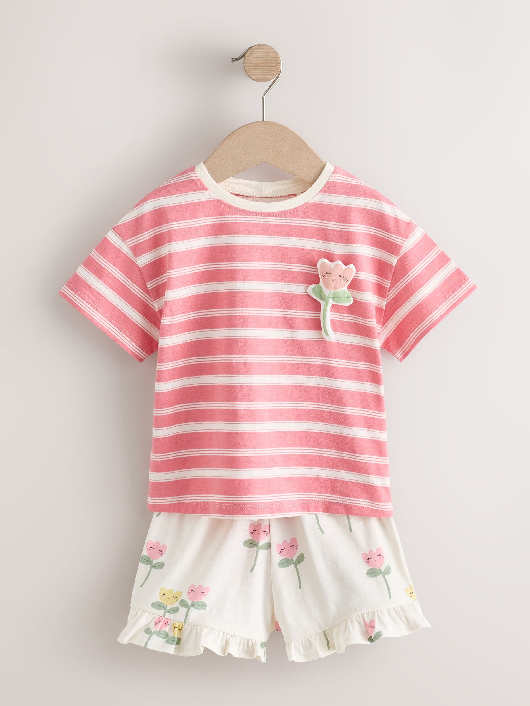 Pink Short Set 2 Pack (3mths-7yrs)