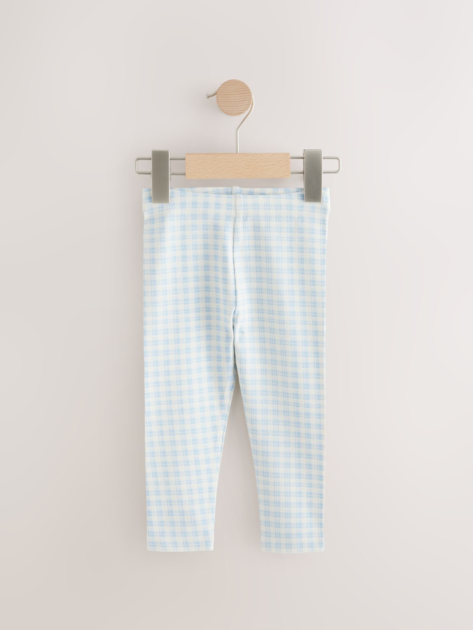 Blue Ribbed Leggings 3 Pack (3mths-7yrs)