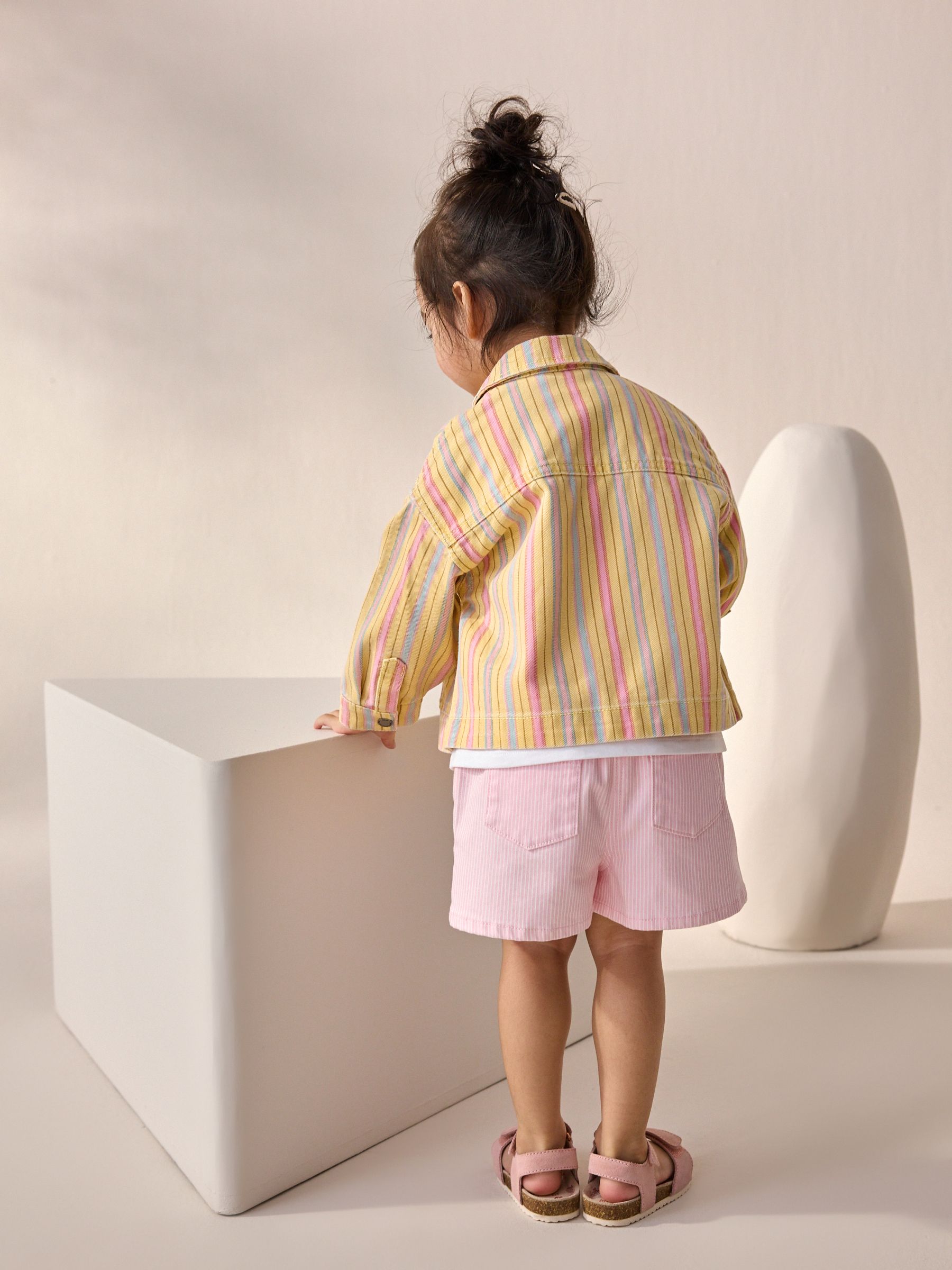 Multi Stripe 100% Cotton Shacket (3mths-7yrs)