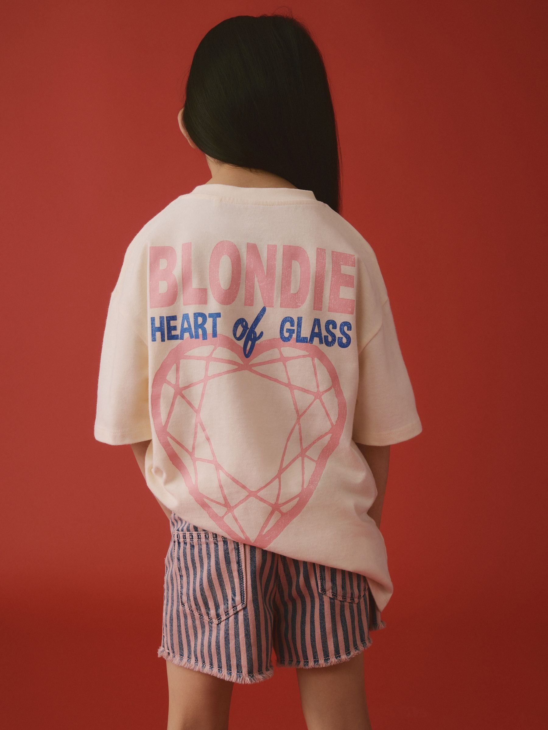 Blondie Ecru White Graphic Print T-Shirt (3-16yrs)
