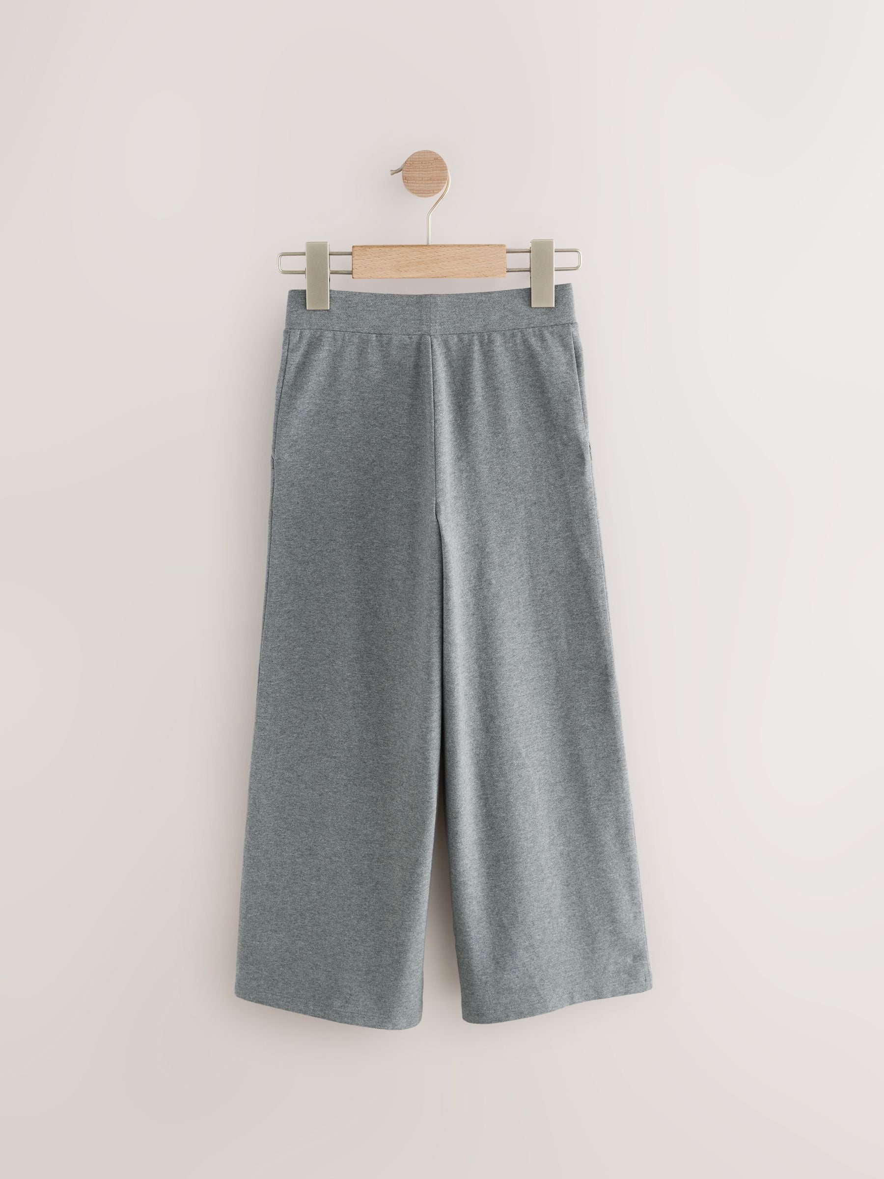 Charcoal Grey 1 Pack Wide Leg Jersey Trousers (3-16yrs)