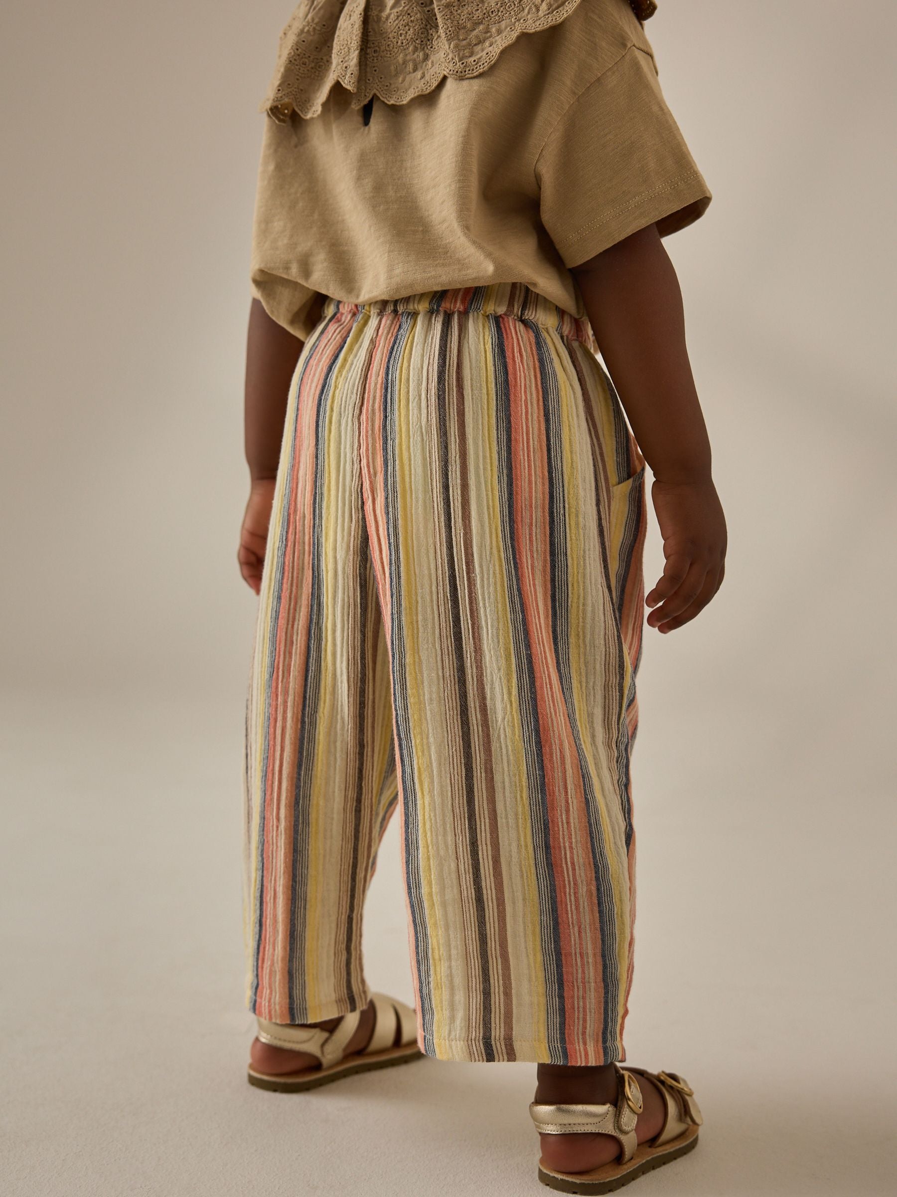 Stripe Pull On Trousers (3mths-7yrs)