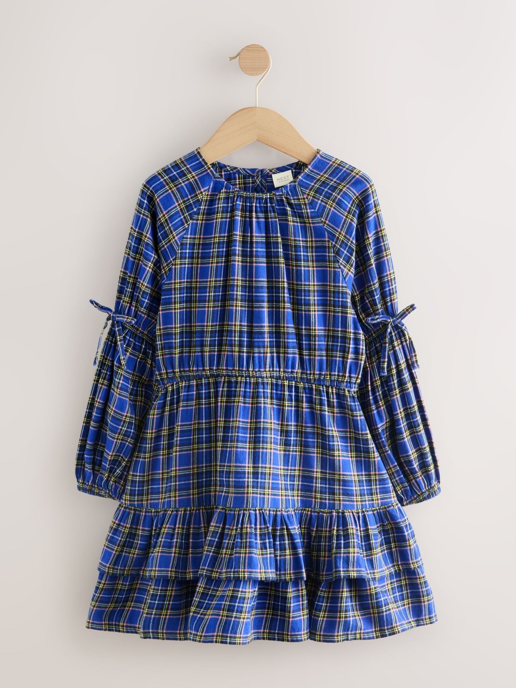 Blue Check Dress (3-16yrs)