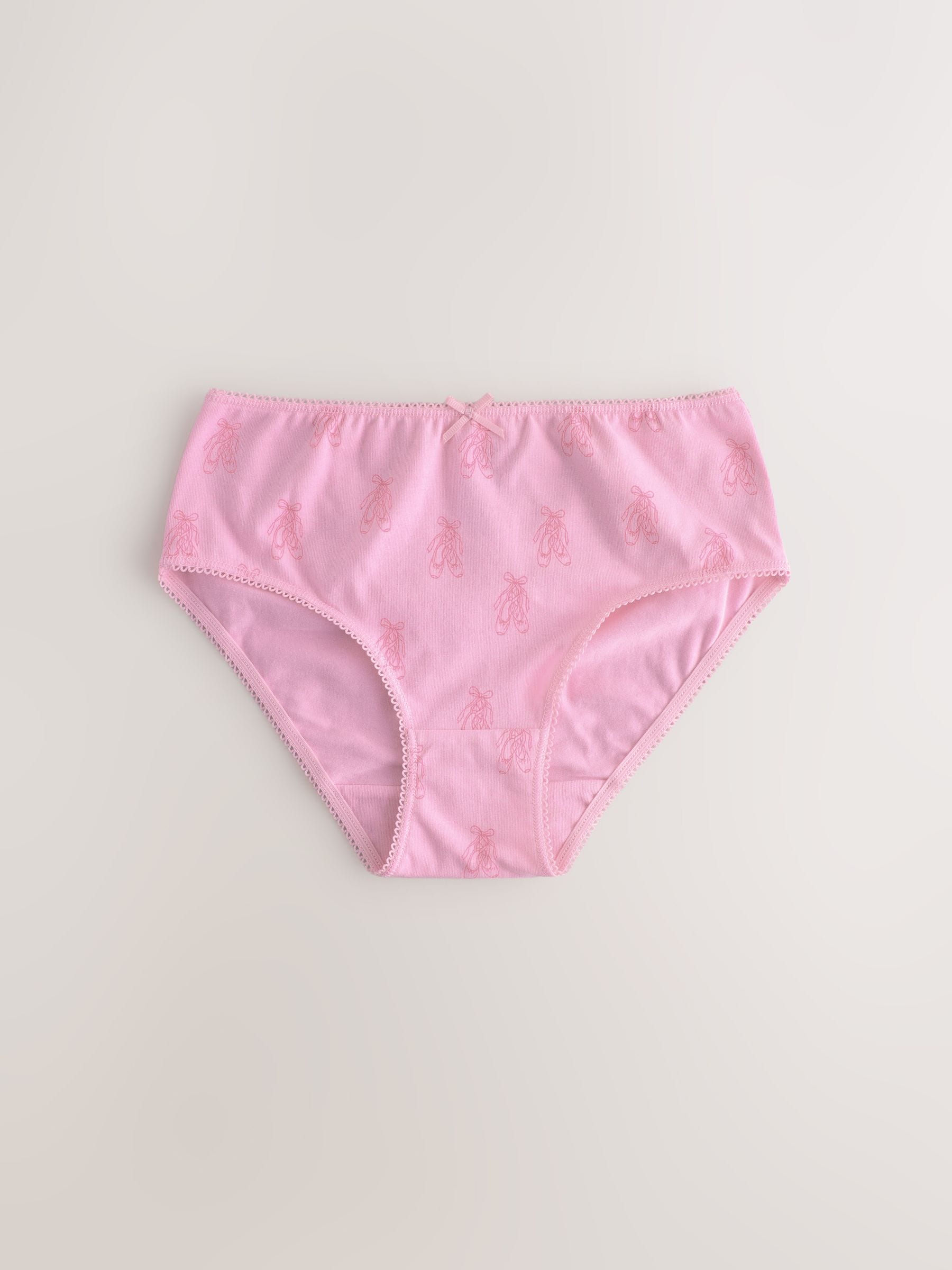 Pink Ballerina Briefs 7 Pack (1.5-12yrs)