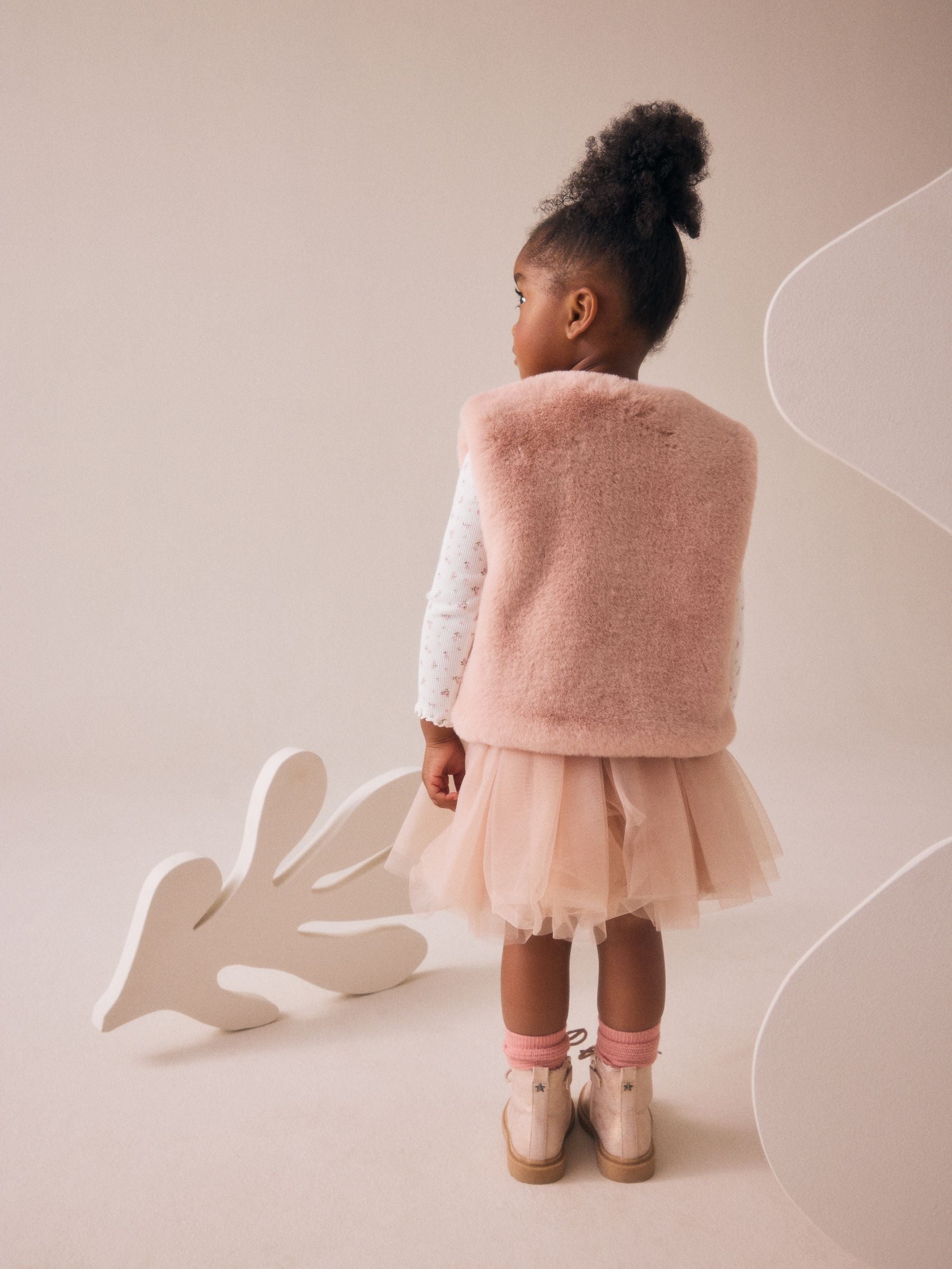 Pink T-Shirt Gilet & Skirt 3 Piece Set (3mths-7yrs)