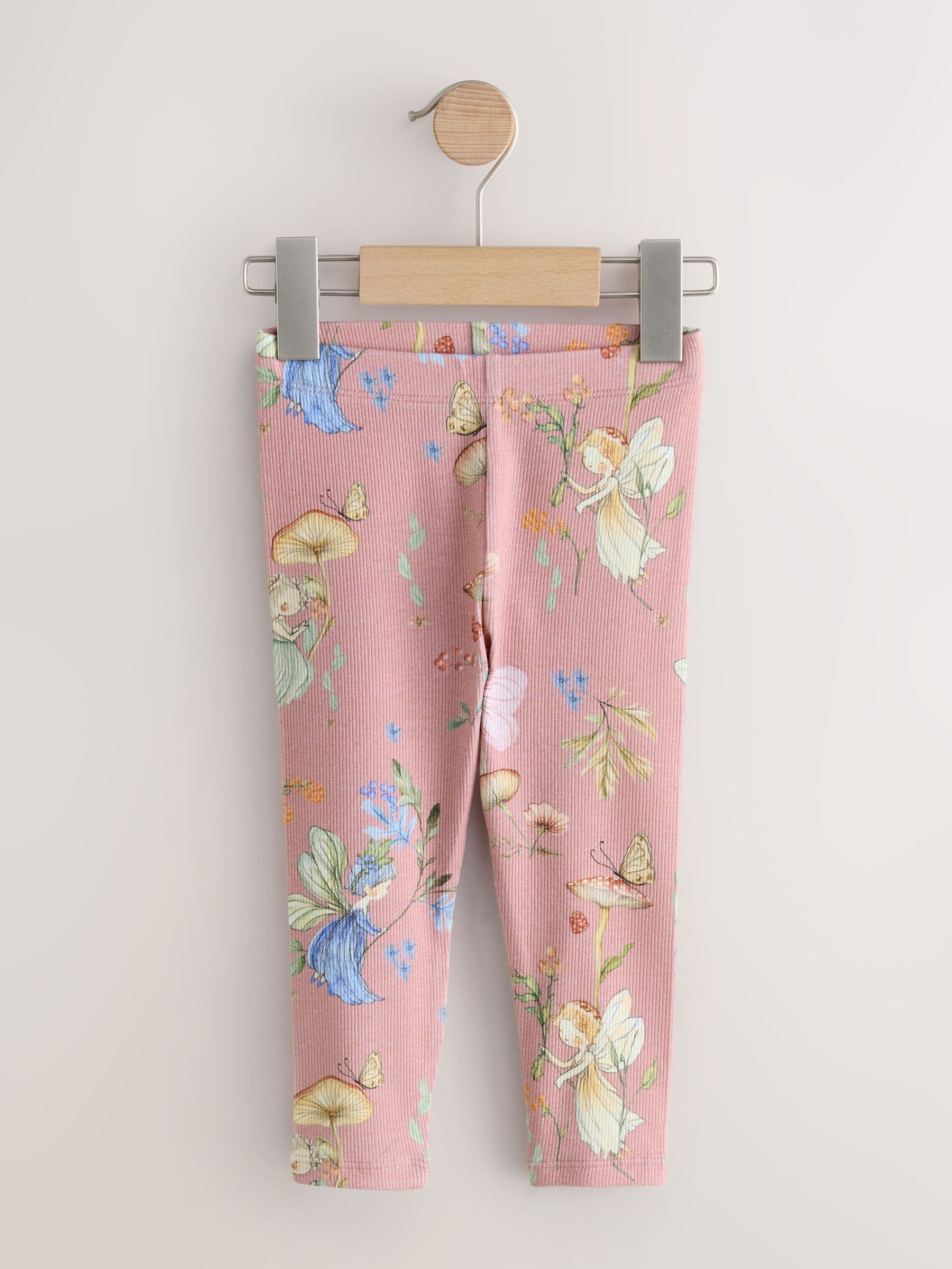 Pink/Green Leggings 4 Pack (3mths-7yrs)