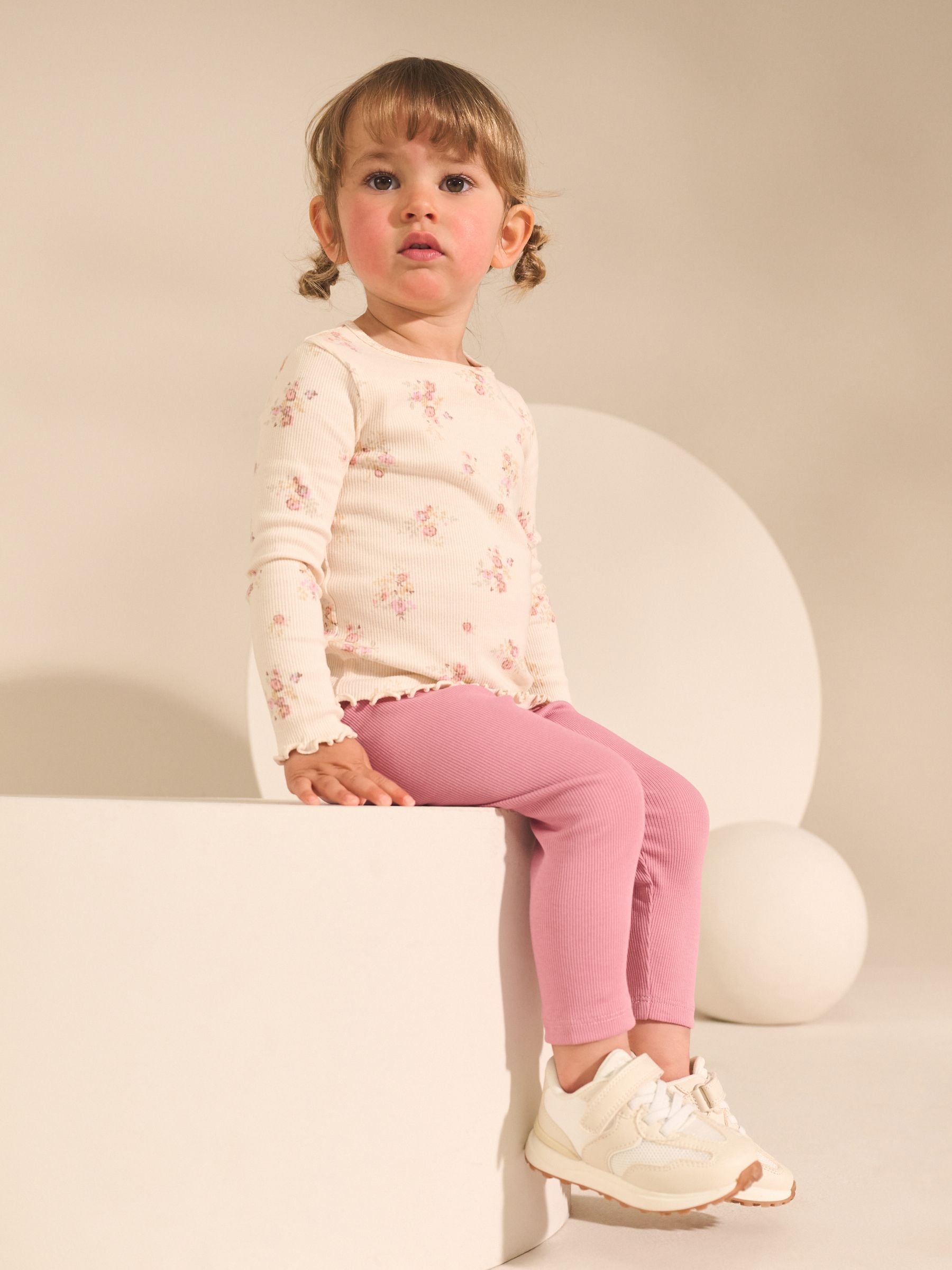 Pink Top and Leggings Set 3 Pack (3mths-7yrs)