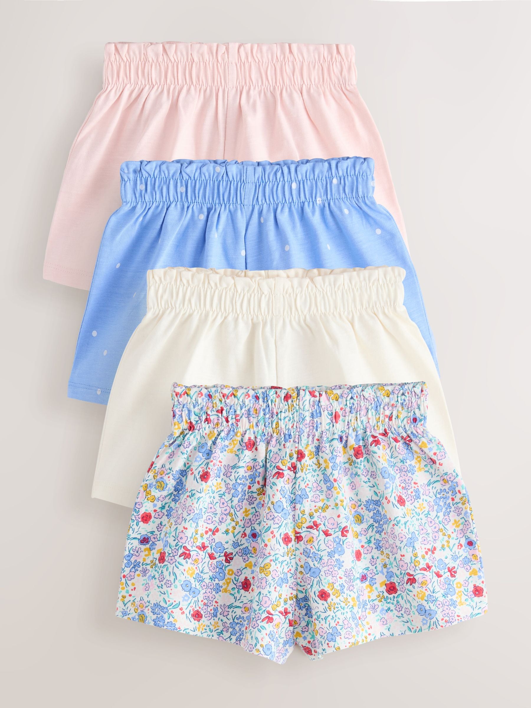 Pink Bunny Shorts 4 Pack (3mths-7yrs)