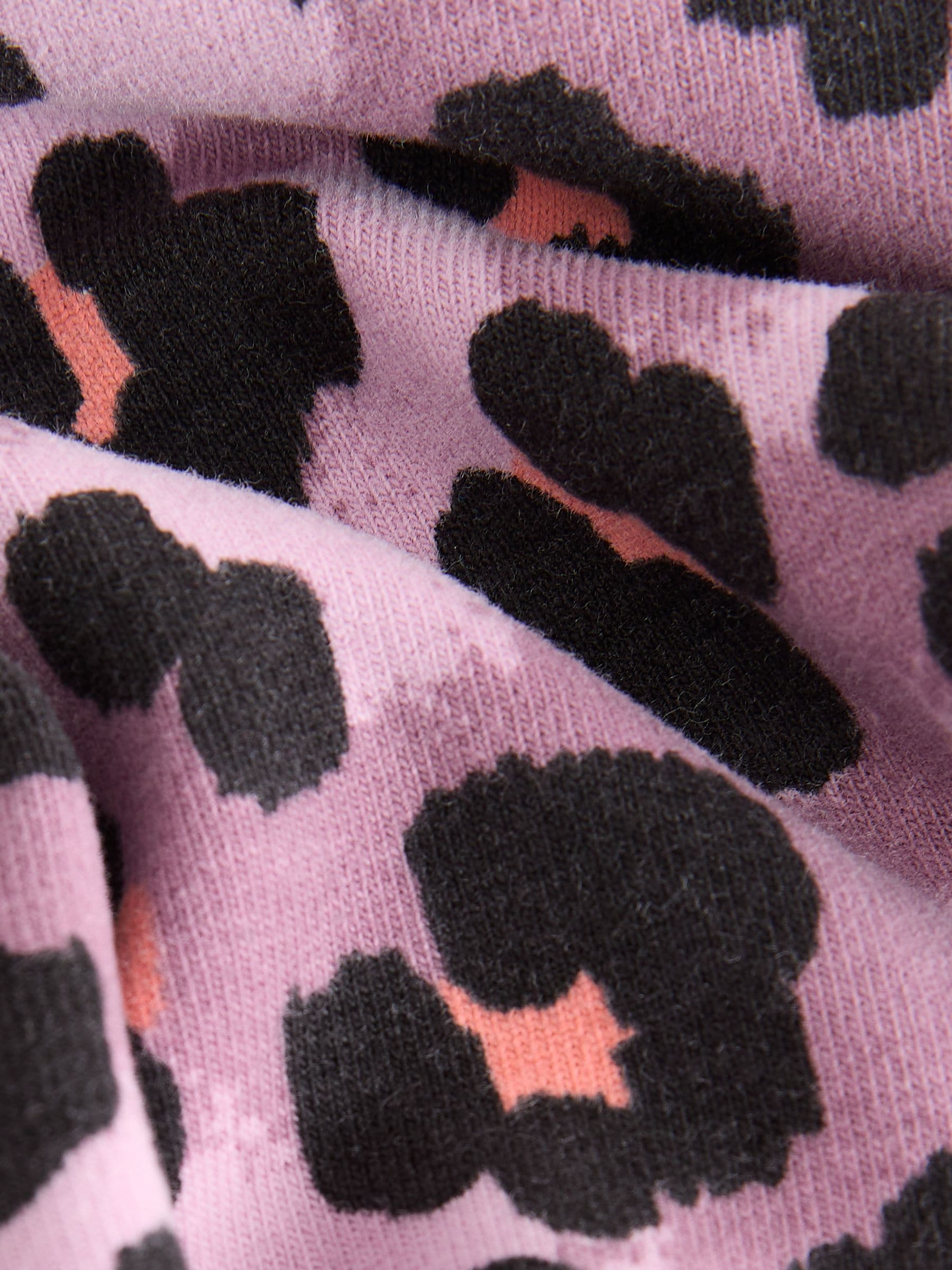 Lilac Purple Animal Print Leggings (3-16yrs)