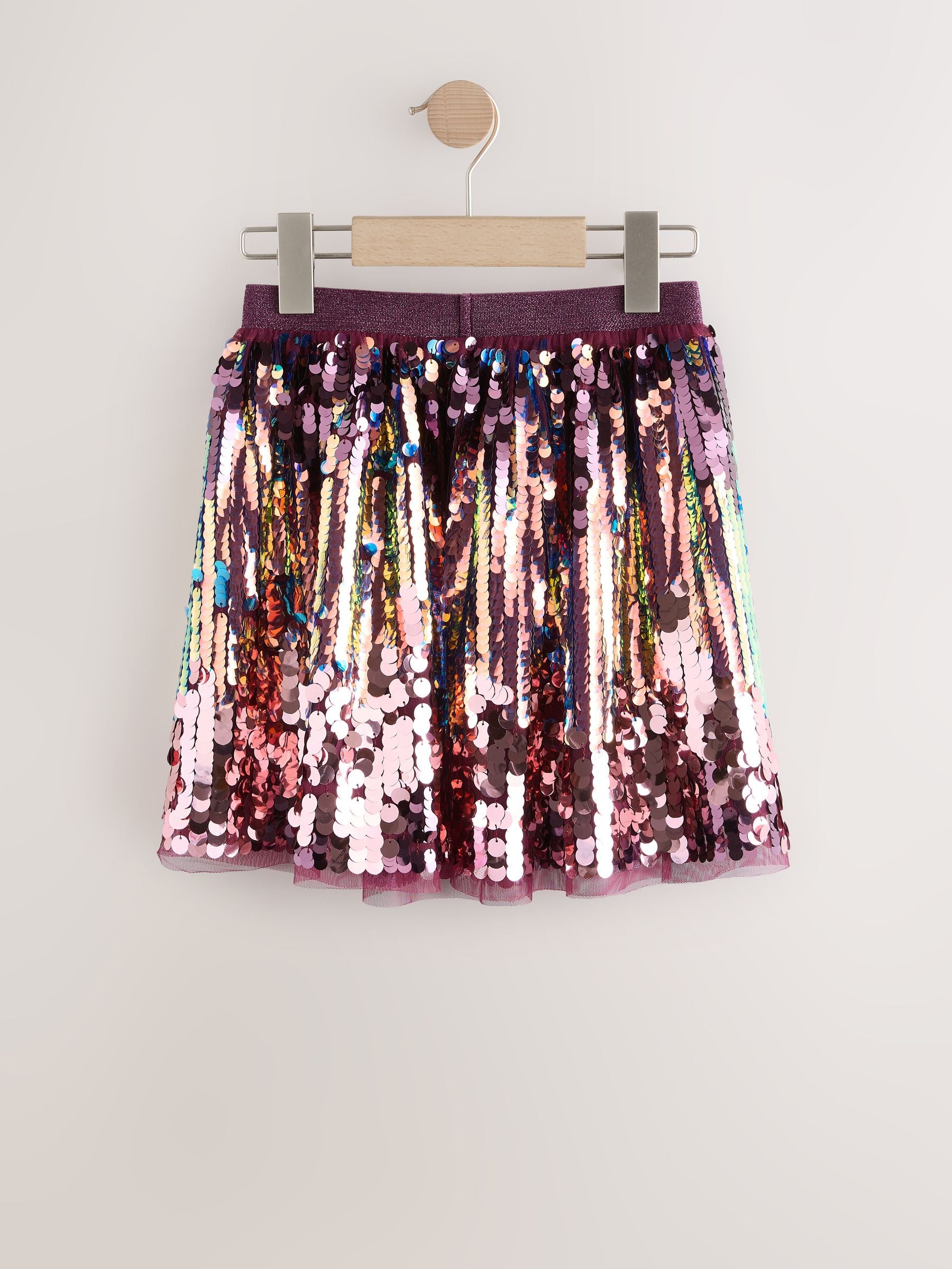 Purple Ombre Sequin Skirt (3-16yrs)