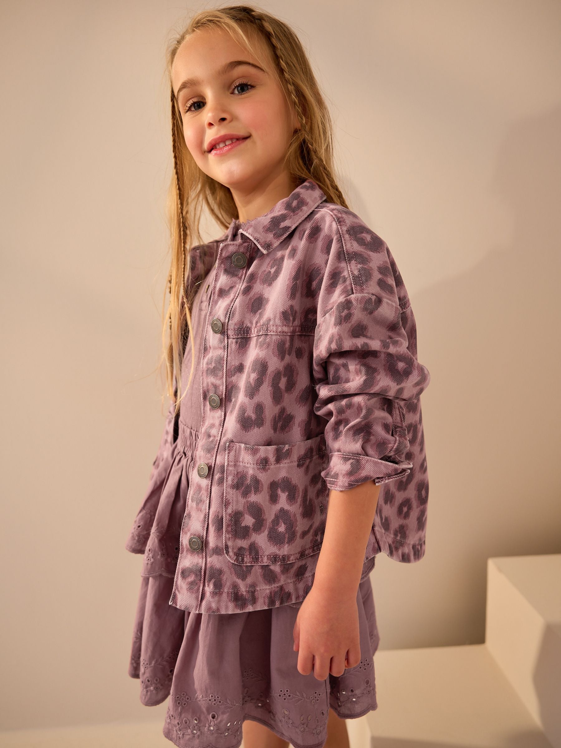 Animal Denim Shacket (3-16yrs)