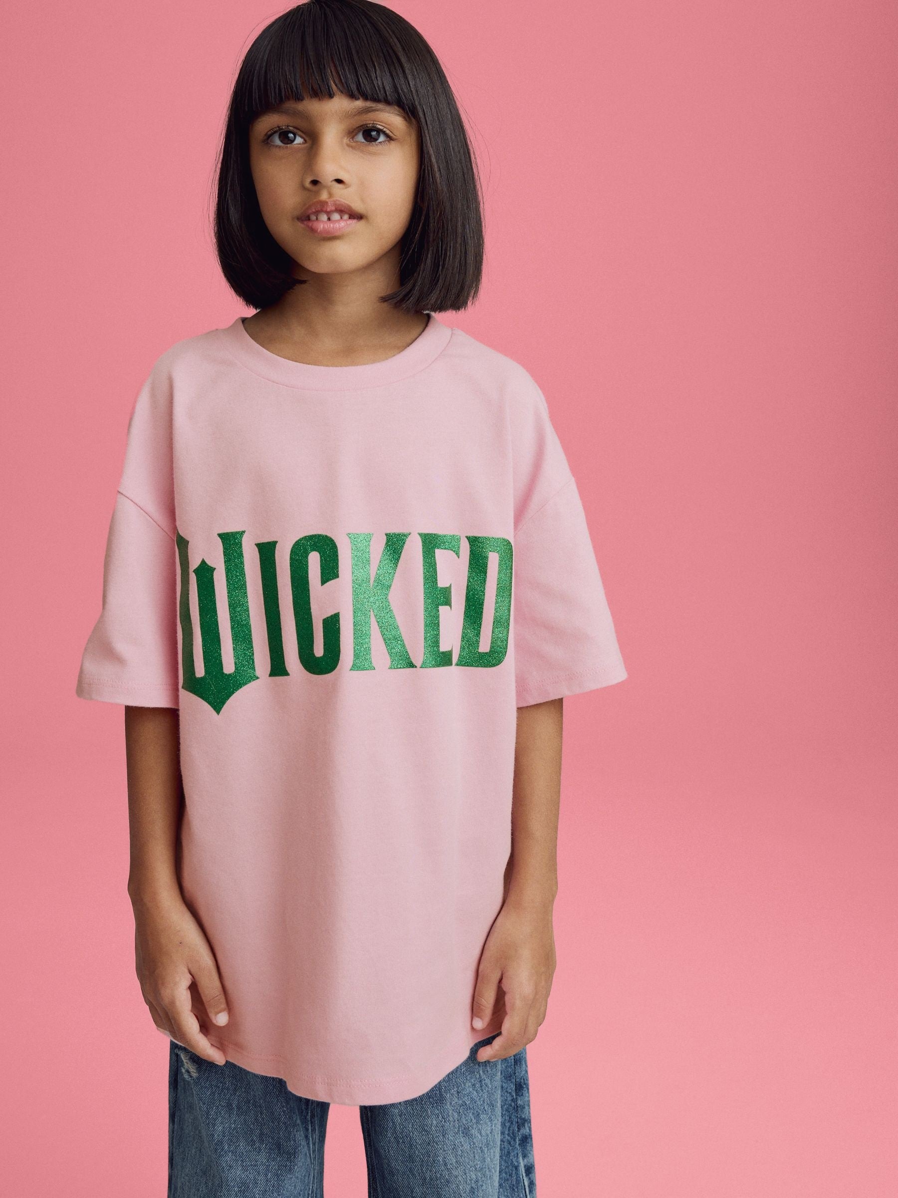 Pink Wicked Oversized T-Shirt (3-16yrs)
