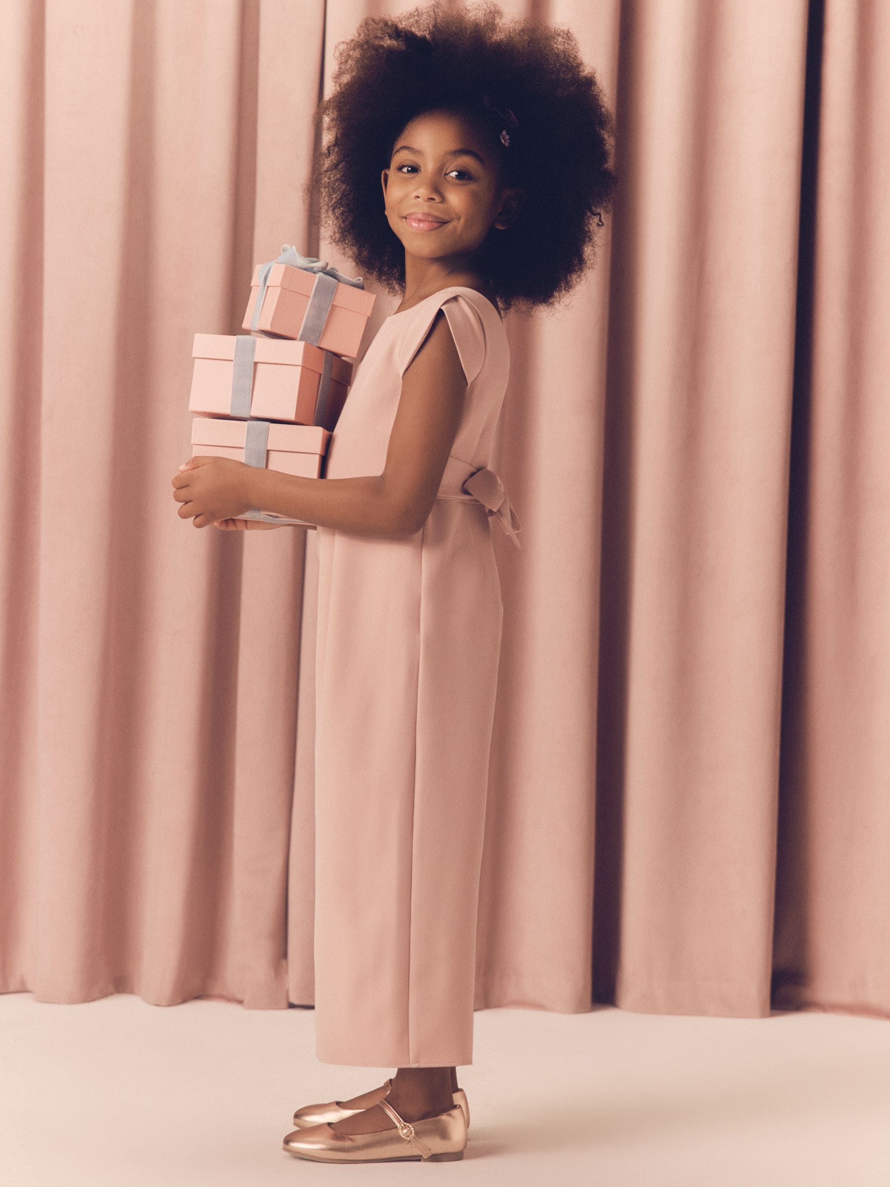 Pink Occasion Jumpsuit (3-16yrs)