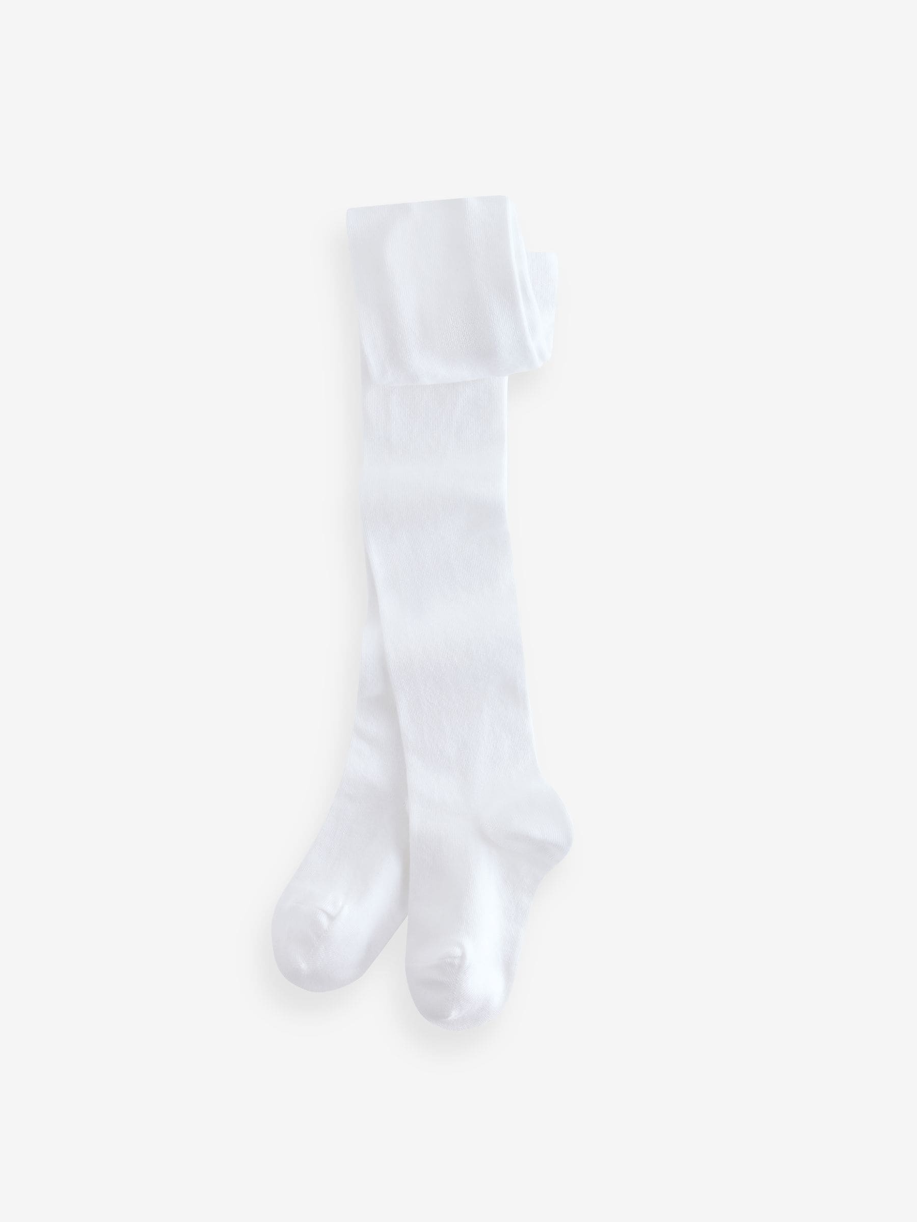 White 5 Pack Cotton Rich School Tights