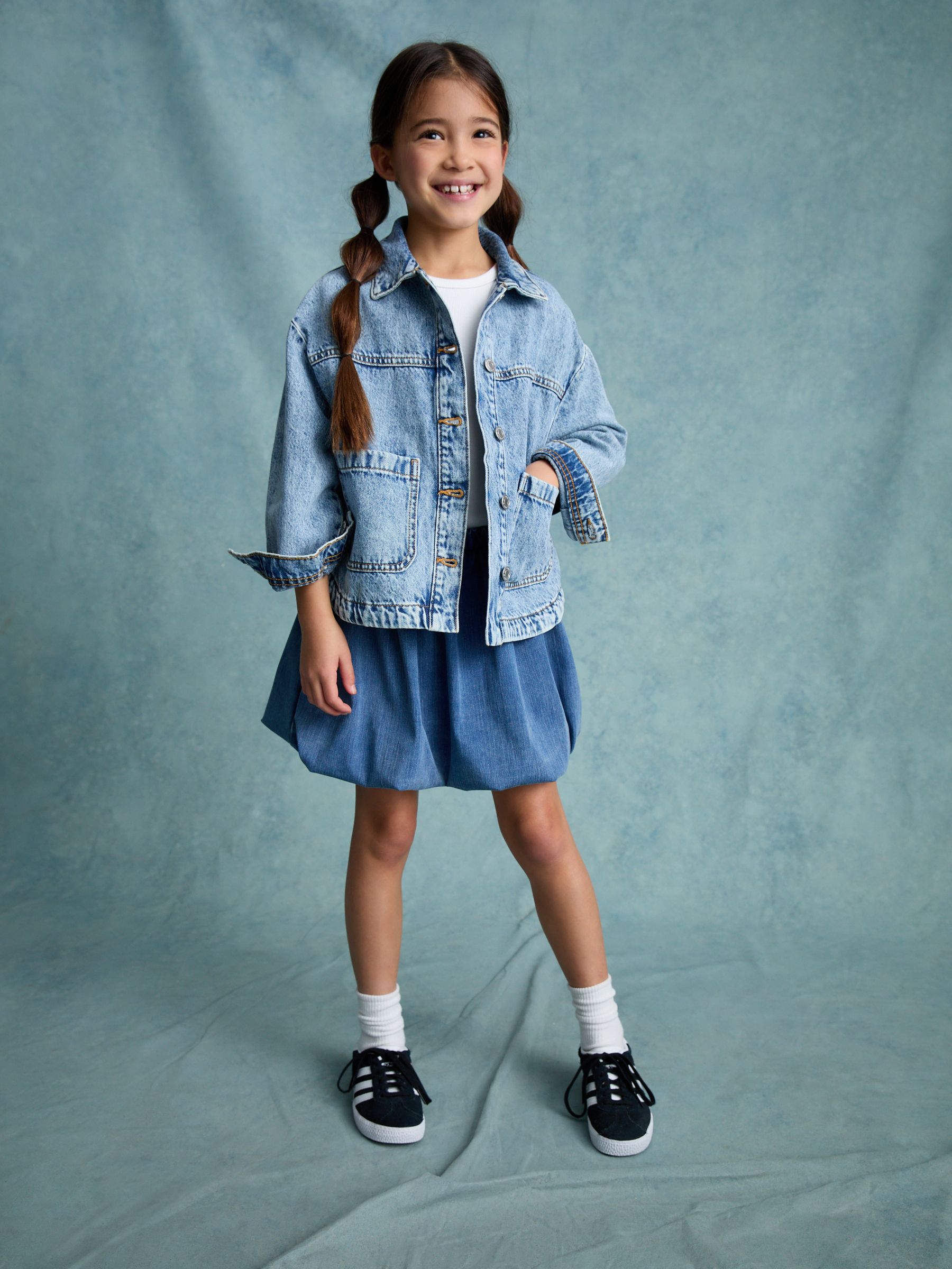 Denim Puffball Skirt (3-16yrs)